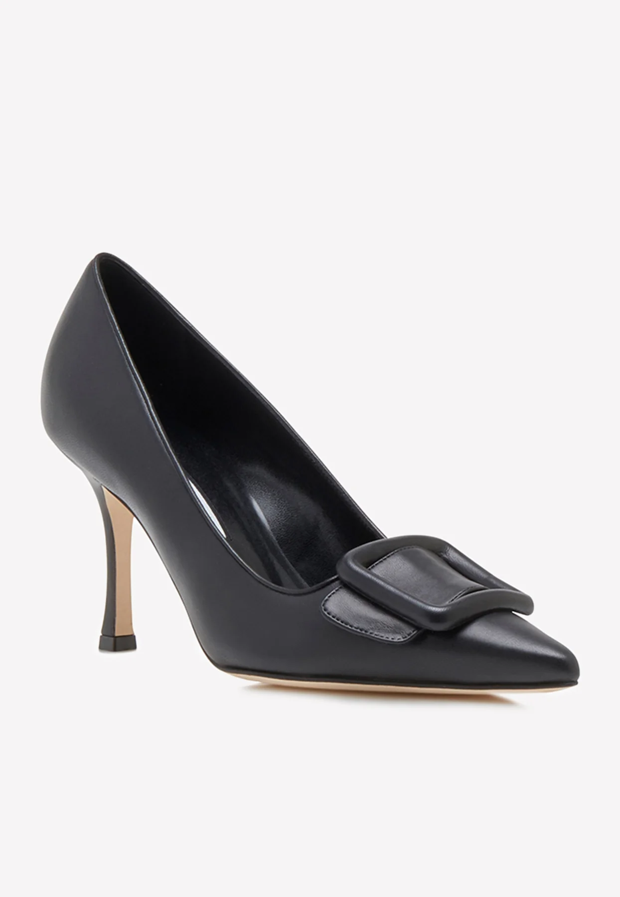 Manolo Blahnik Maysalepump 90 Pointed Pumps in Nappa Leather