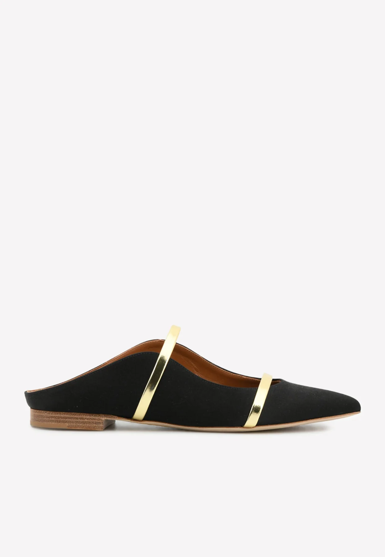 Malone Souliers Maureen Flat Satin Mules
