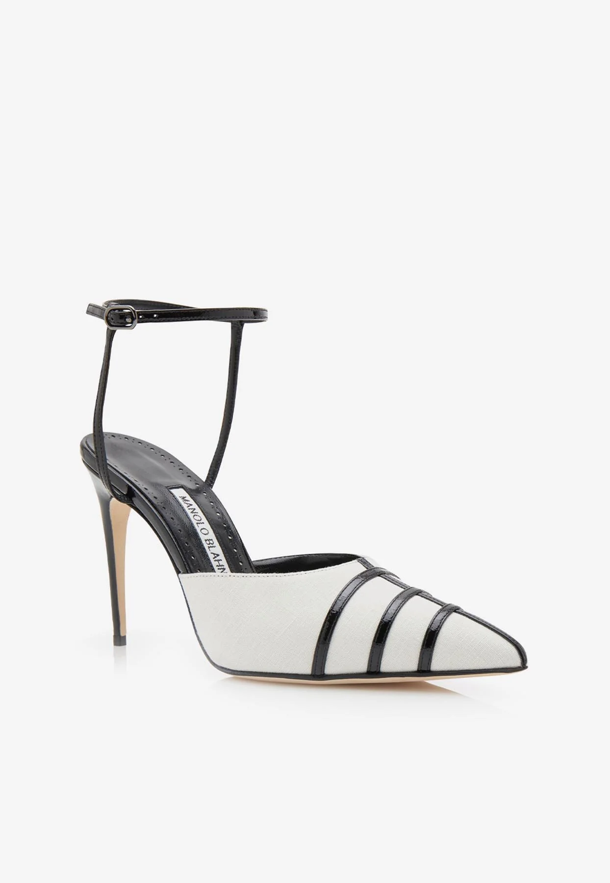 Manolo Blahnik Cetro 105 Ankle Strap Pumps