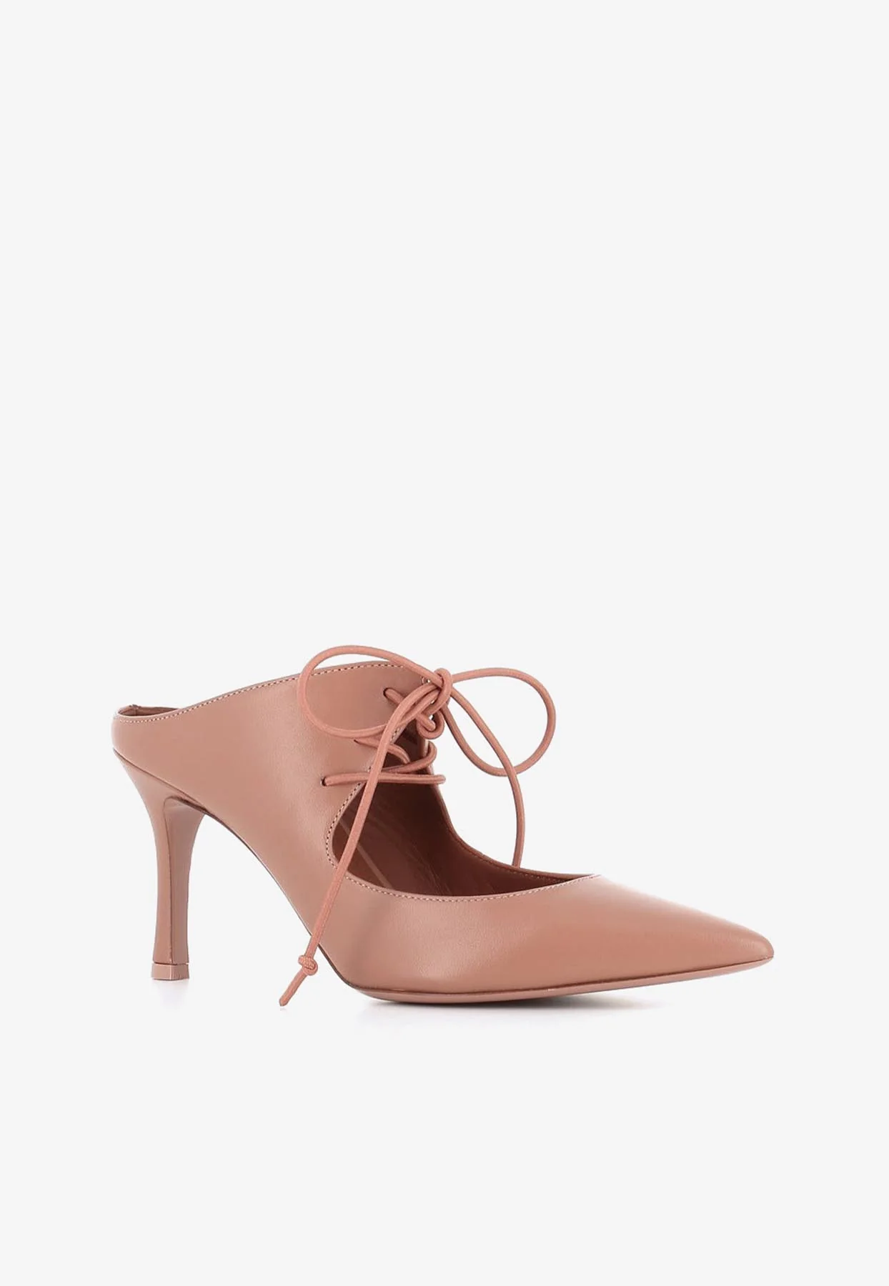 Malone Souliers Marcia 80 Lace-Up Leather Mules
