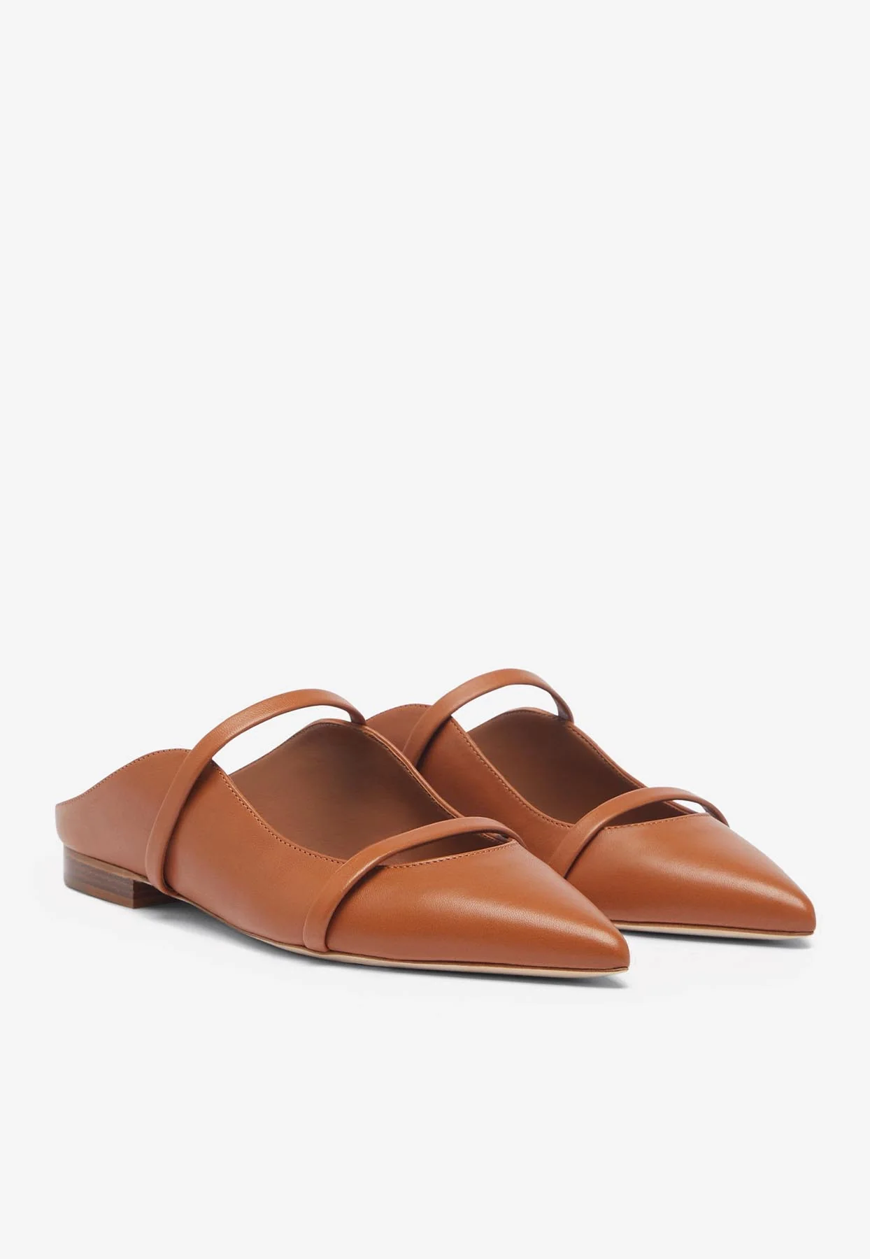 Malone Souliers Maureen Flat Mules in Nappa Leather
