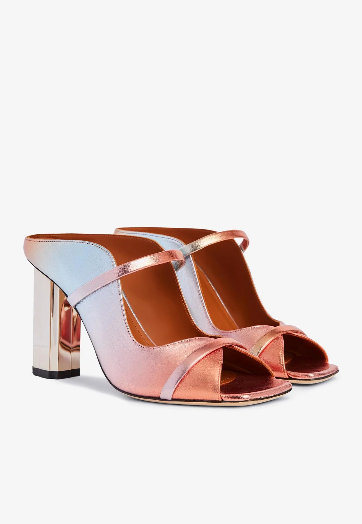Malone Souliers Nara 90 Gradient-Effect Leather Sandals