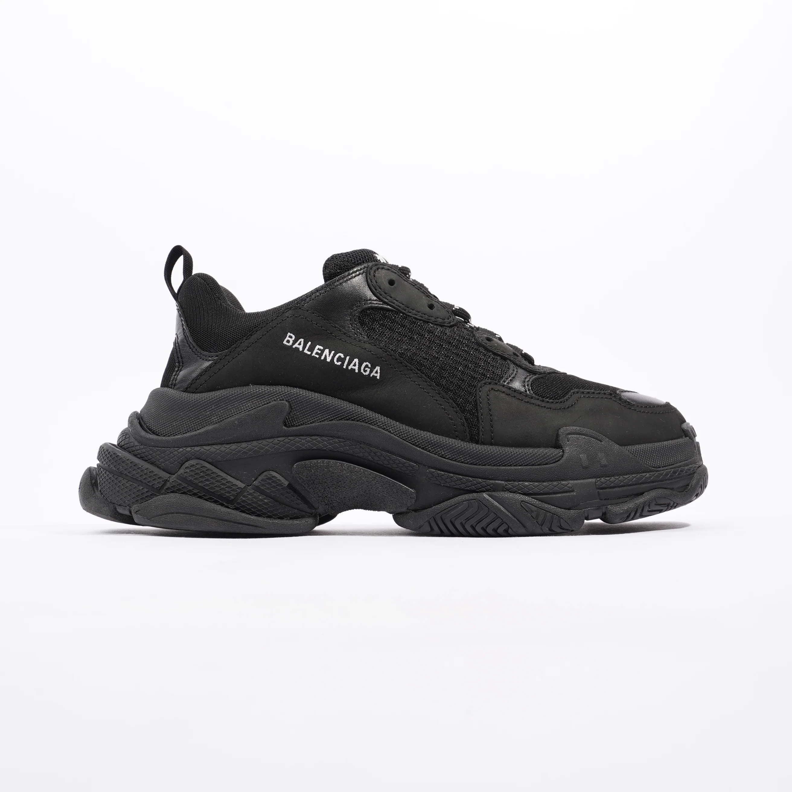Balenciaga Triple S Black / White Mesh EU 42 UK 8
