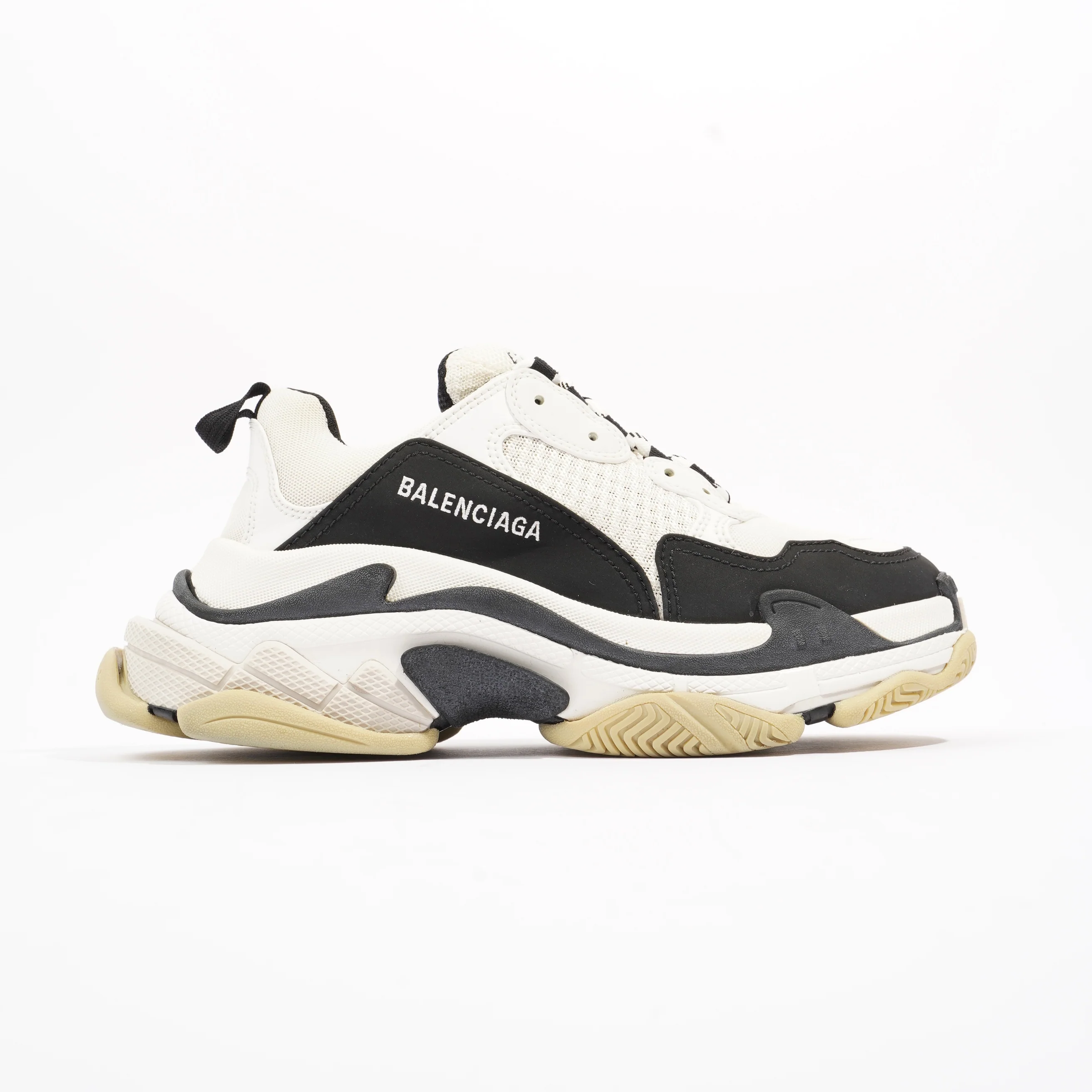 Balenciaga Triple S White / Black Mesh EU 39 UK 6