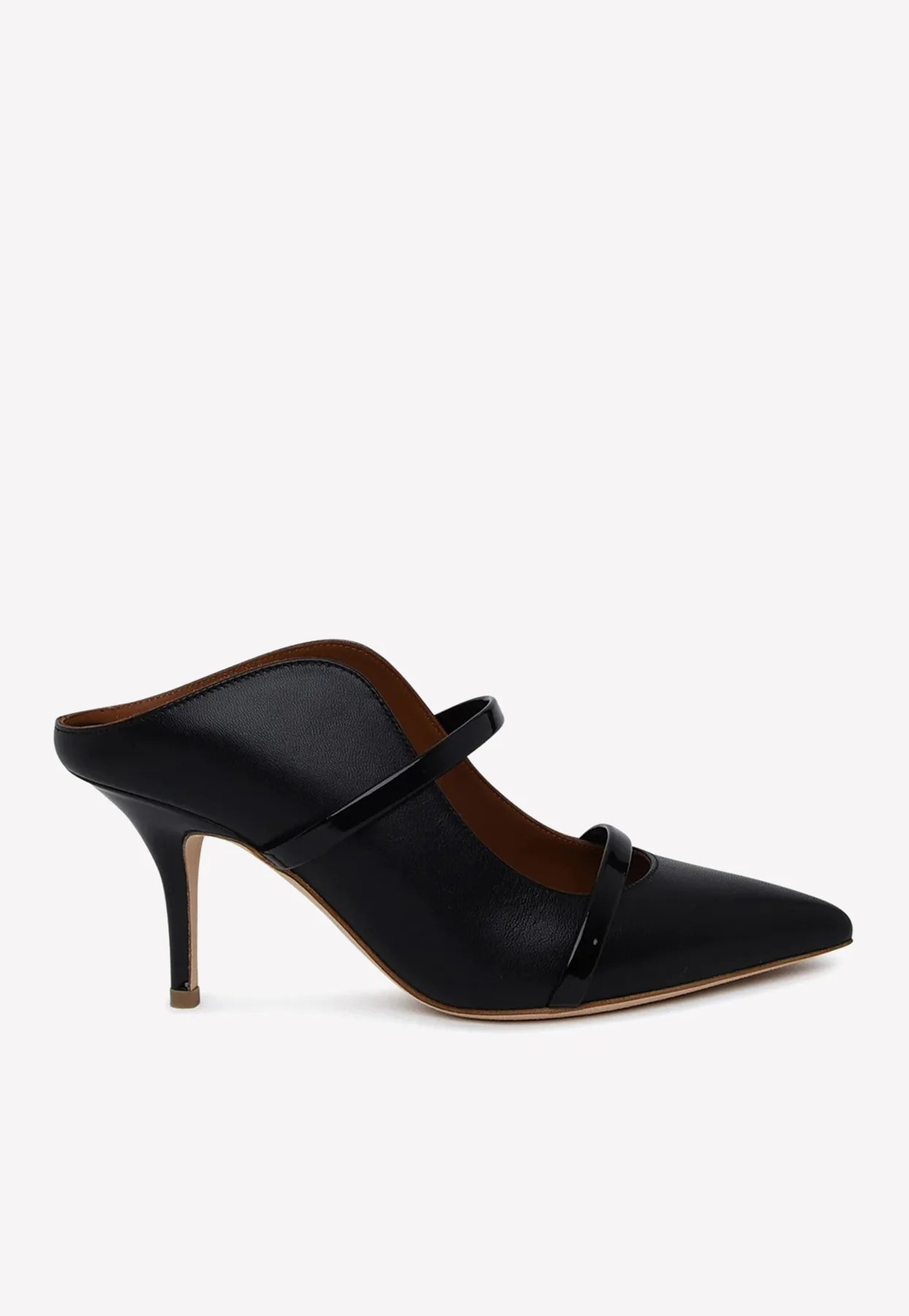 Malone Souliers Maureen 70 Pointed Mules in Nappa Leather