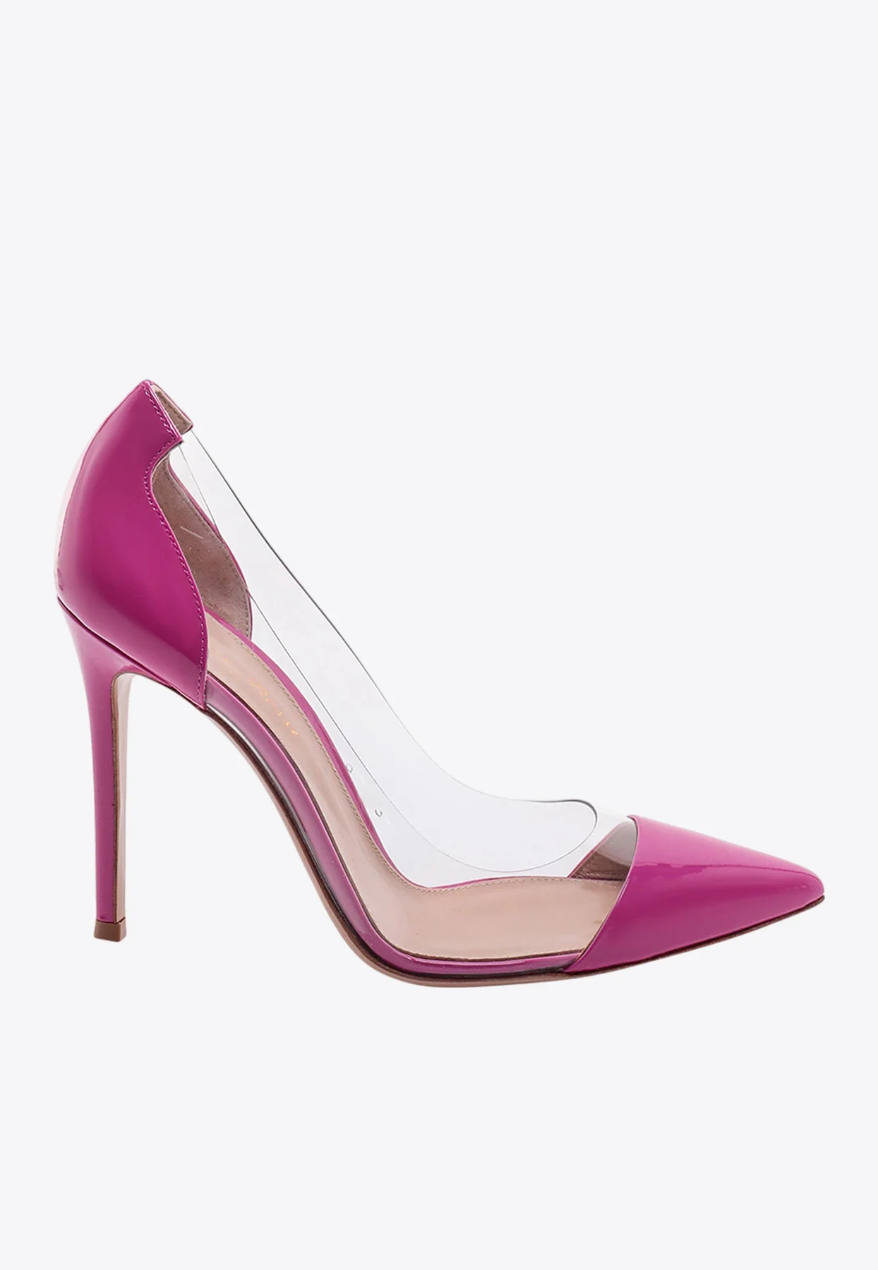 Gianvito Rossi Plexi 105 Patent Leather Pumps