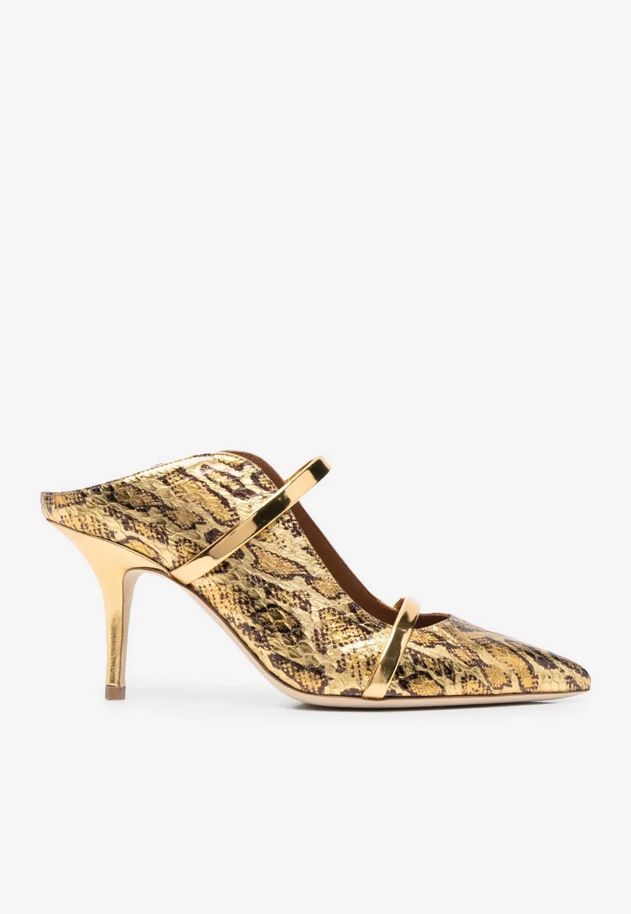 Malone Souliers Maureen 70 Leopard Print Mules
