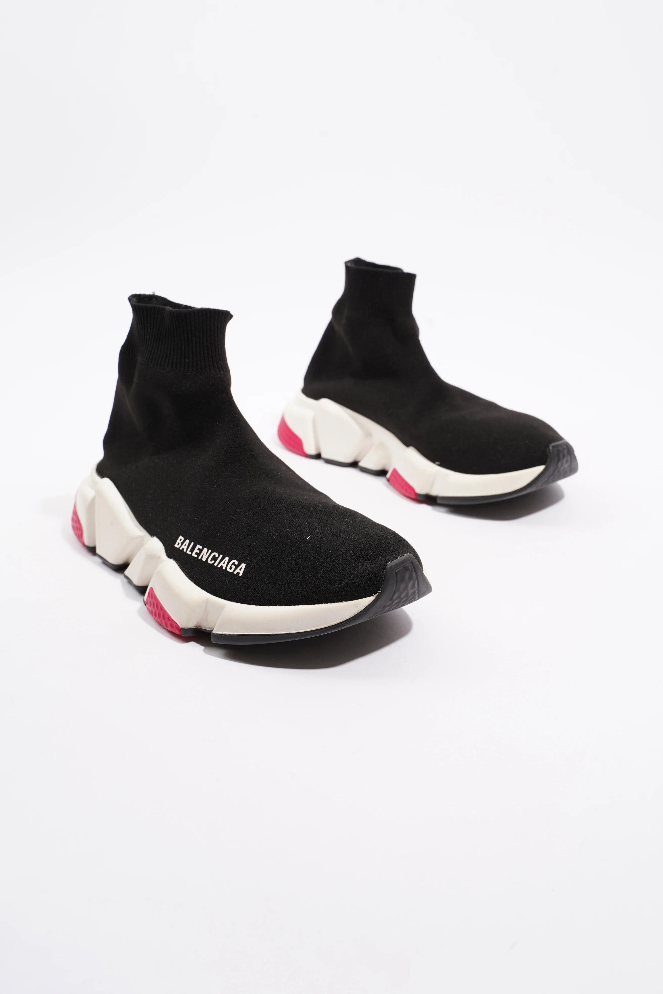 Balenciaga Speed Black / White / Pink Cotton EU 36 UK 3