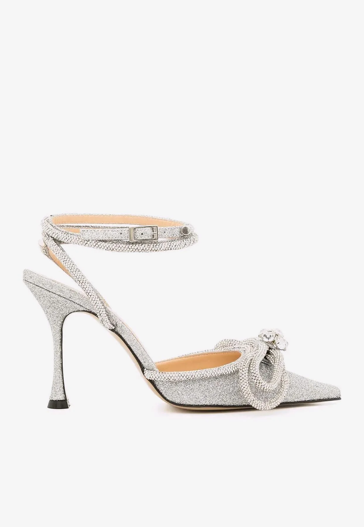 Mach and Mach 100 Double Bow Glitter Pumps