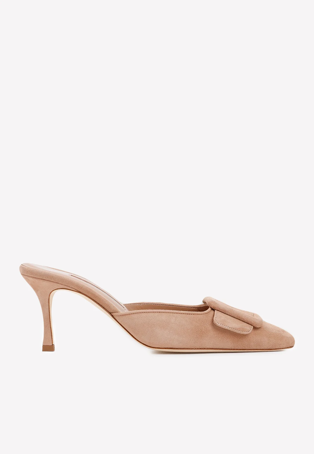Manolo Blahnik Maysale 70 Suede Mules