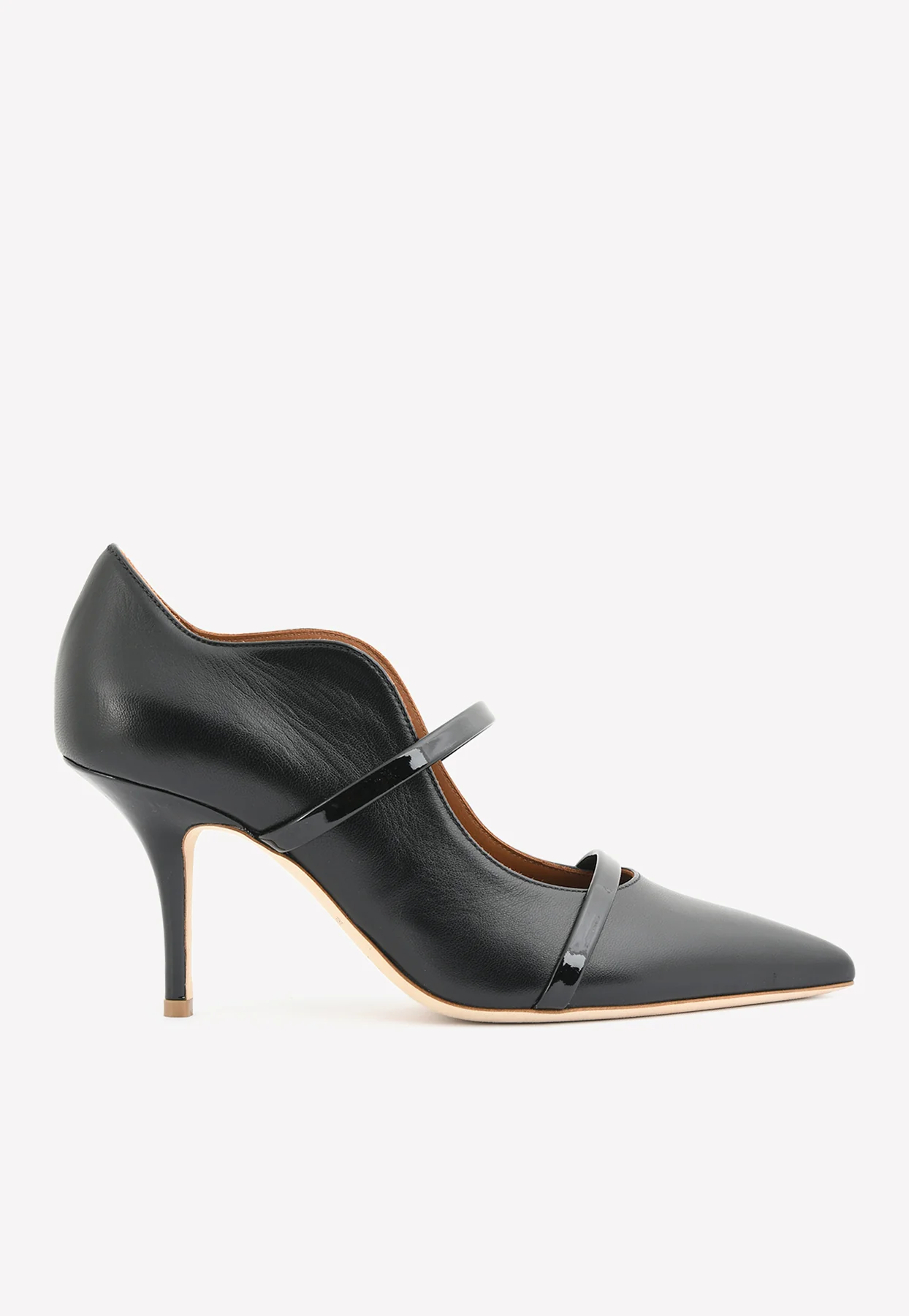 Malone Souliers Maureen 70 Pointed Pumps in Nappa Leather
