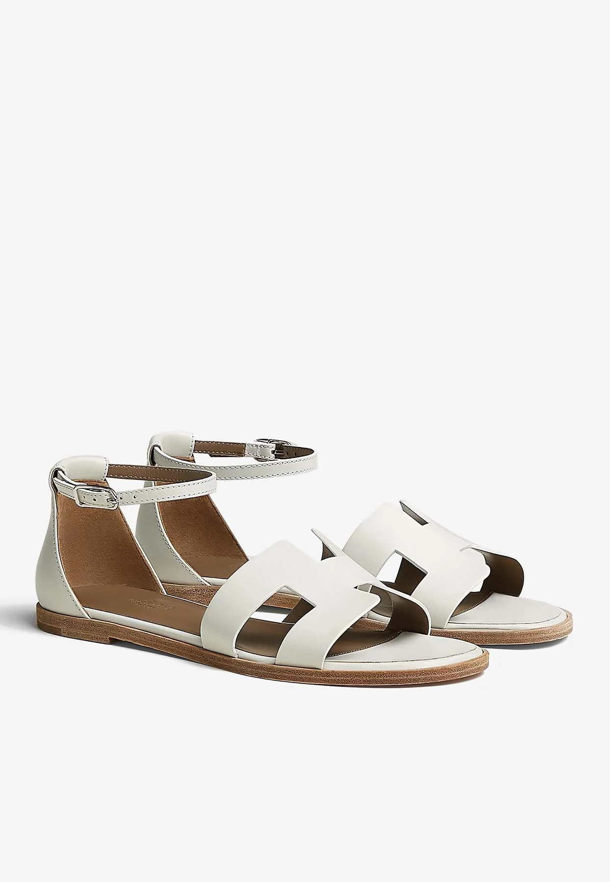 Hermes Santorini Sandals in Calfskin
