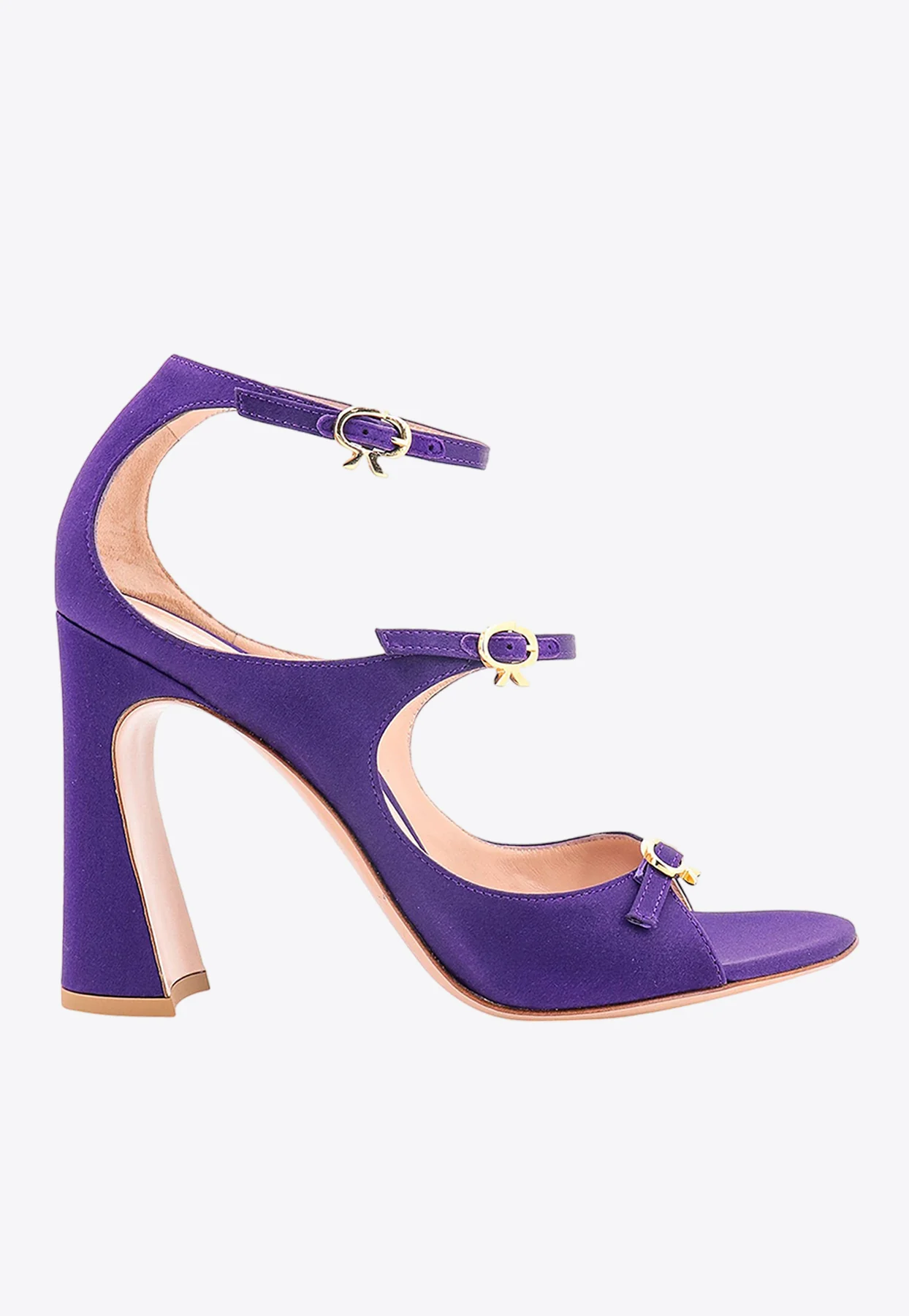 Gianvito Rossi Misty 100 Satin Sandals