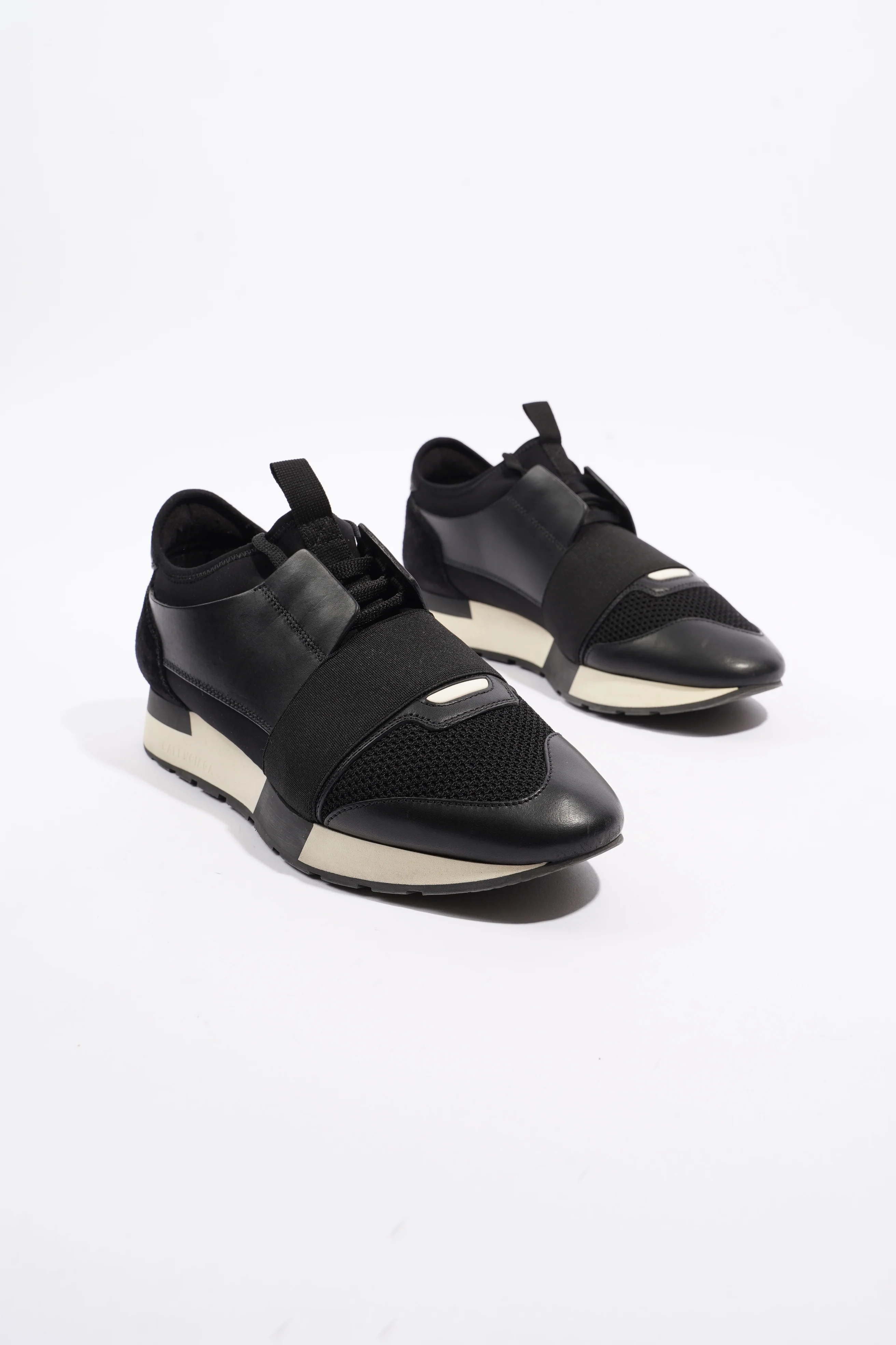 Balenciaga Race Runner Black / White Mesh EU 38 UK 5