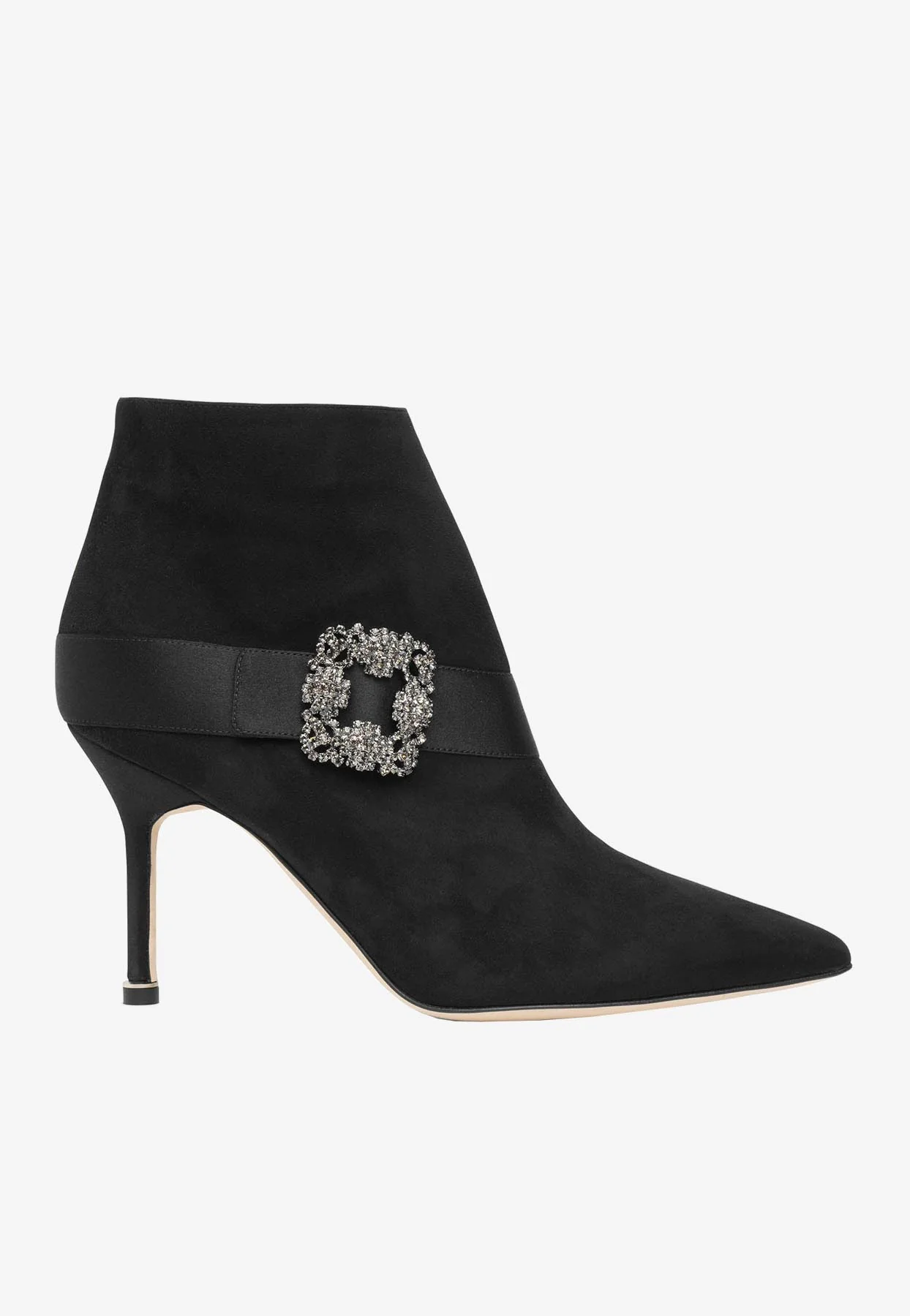 Manolo Blahnik Plinianu 90 Suede Ankle Boots
