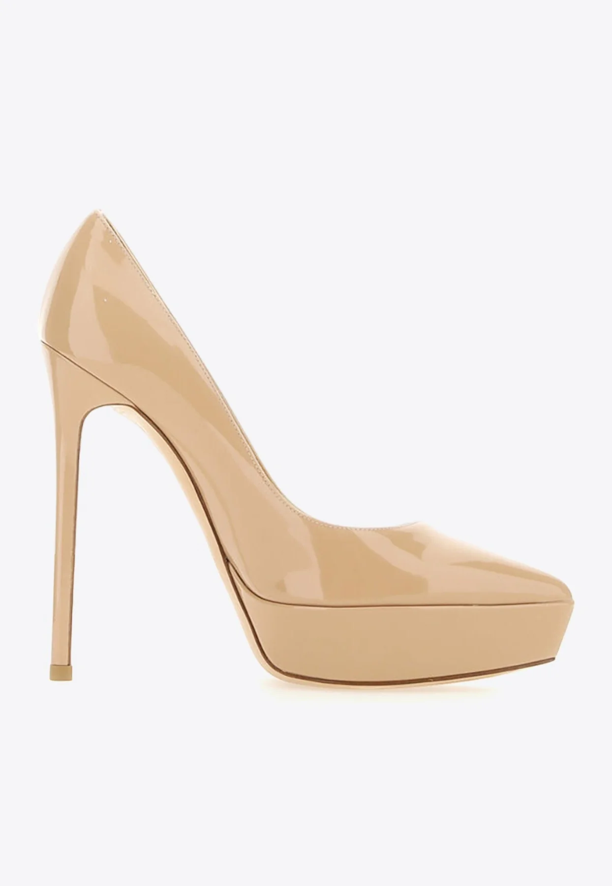 Gianvito Rossi 130 Patent Leather Platform Pumps