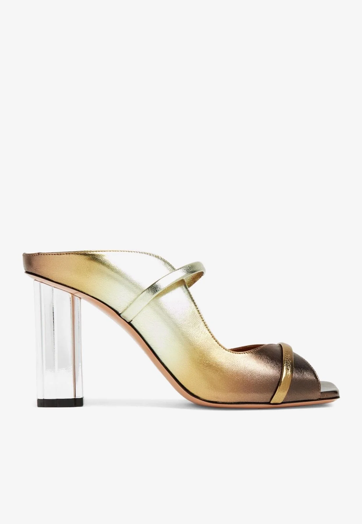 Malone Souliers Nara 90 Gradient-Effect Leather Mules