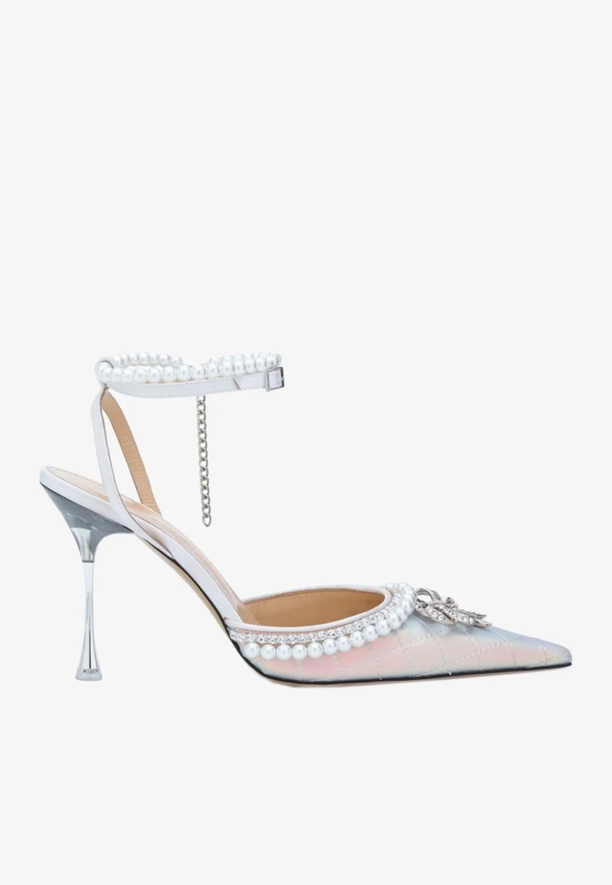 Mach and Mach 100 Iridescent Bow Of Elizabeth Pumps