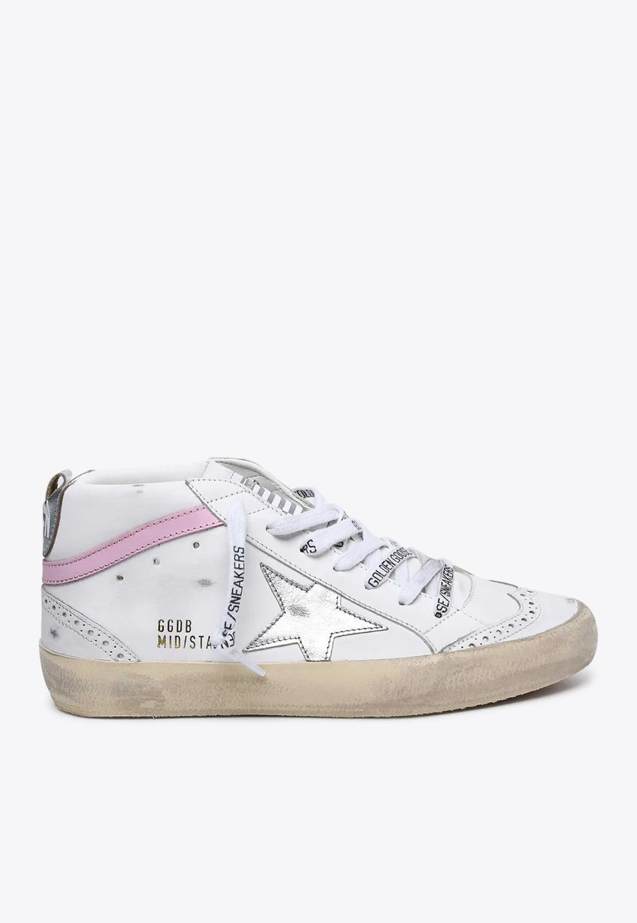 Golden Goose GGDB Mid Star Leather High-Top Sneakers Women