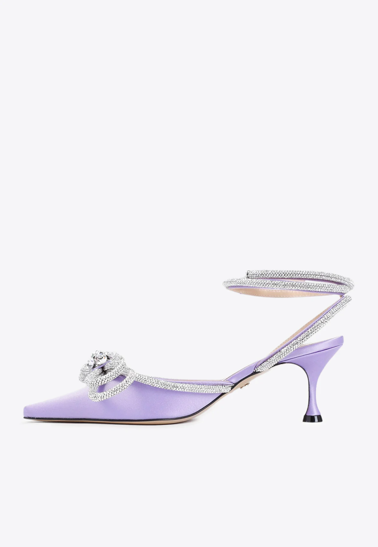 Mach and Mach 65 Double Bow Satin Pumps
