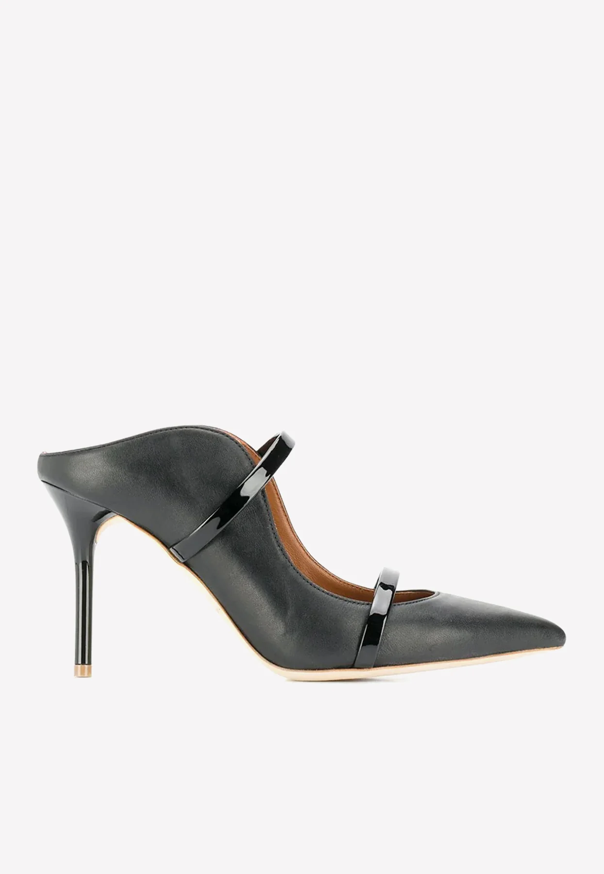 Malone Souliers Maureen 85 Pointed Mules in Leather