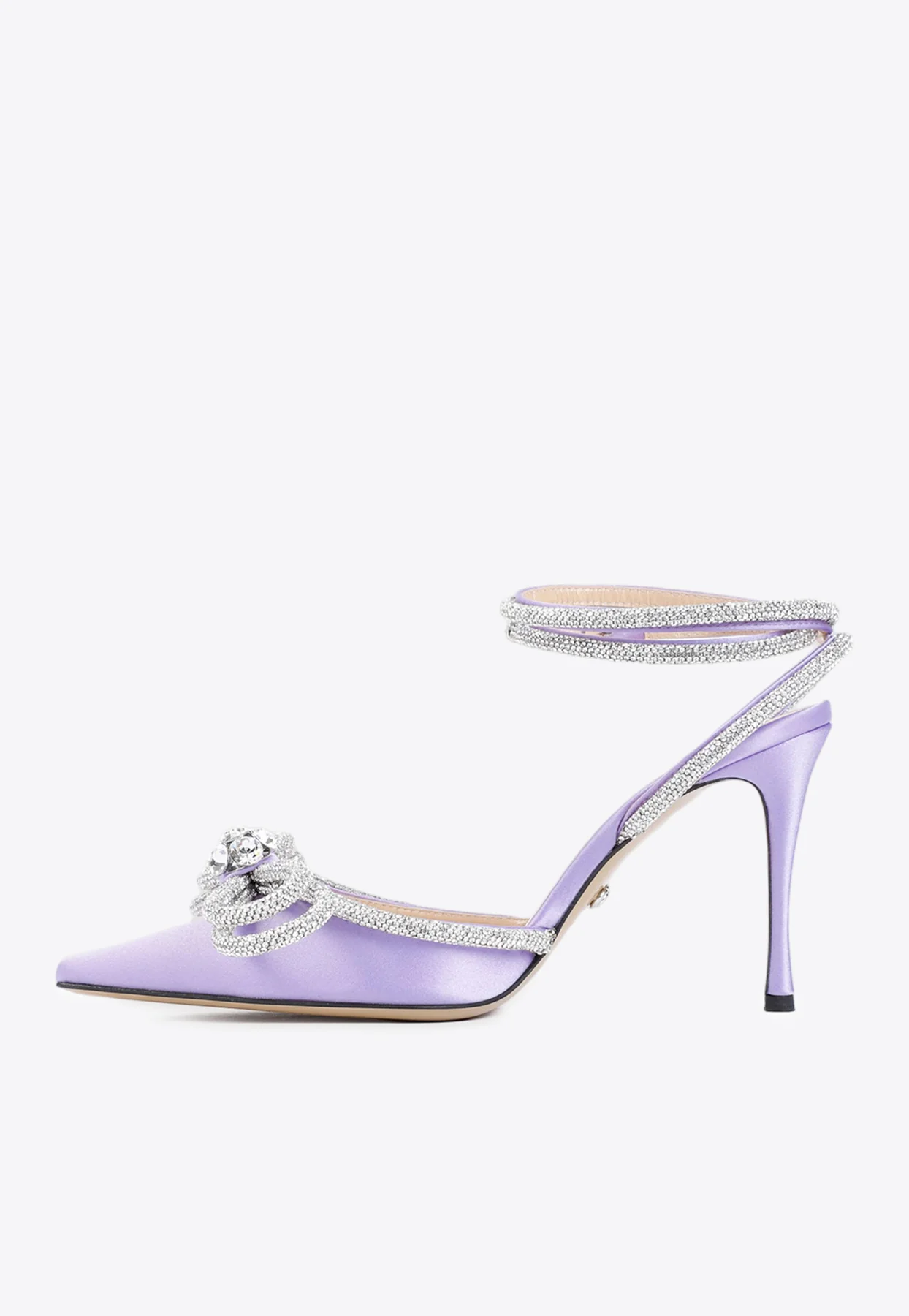 Mach and Mach 95 Double Bow Satin Pumps