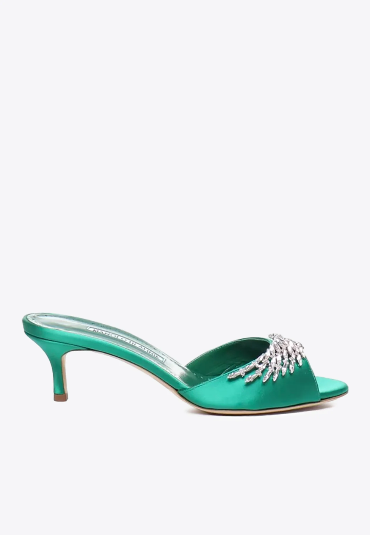 Manolo Blahnik Lumada 50 Crystal-Embellished Sandals