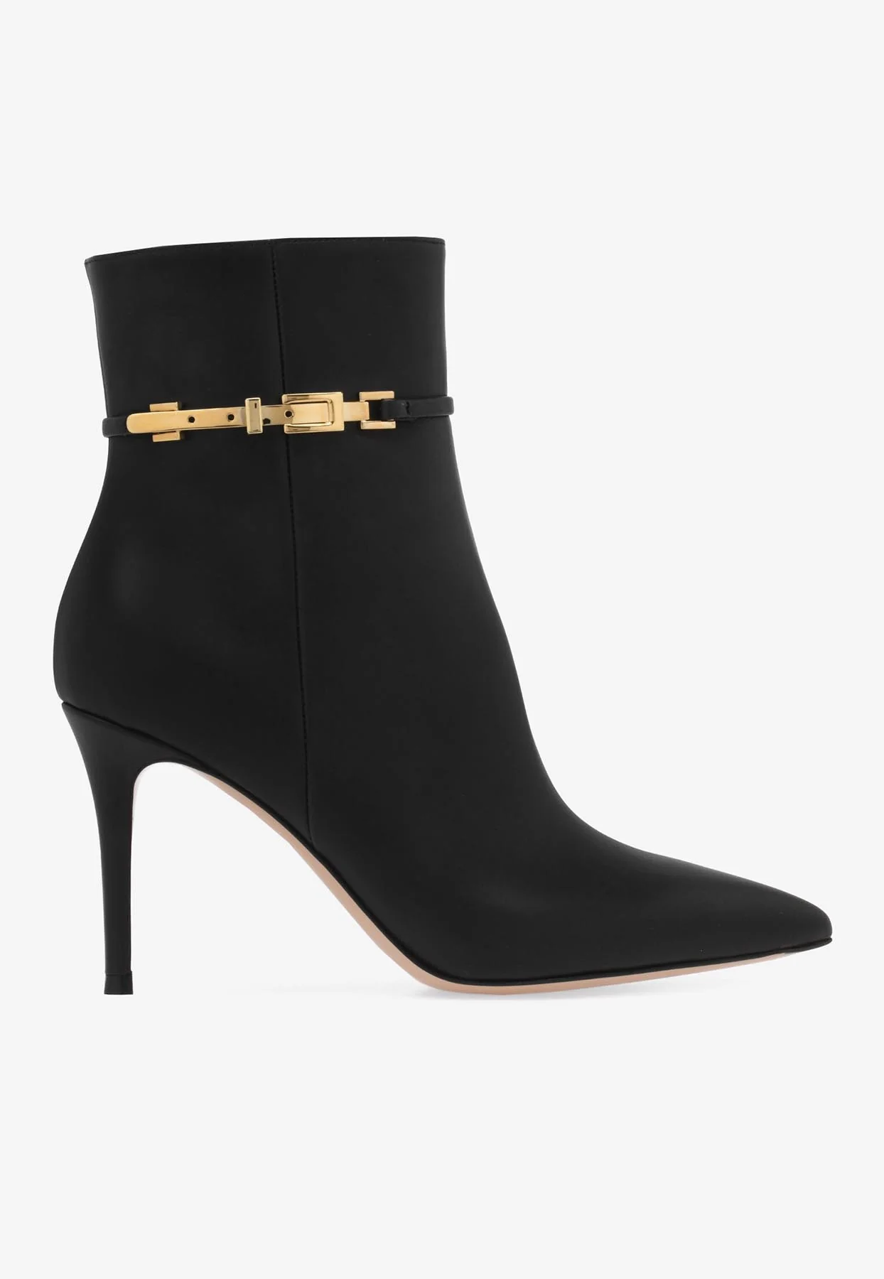 Gianvito Rossi Carrey 85 Calf Leather Ankle Boots