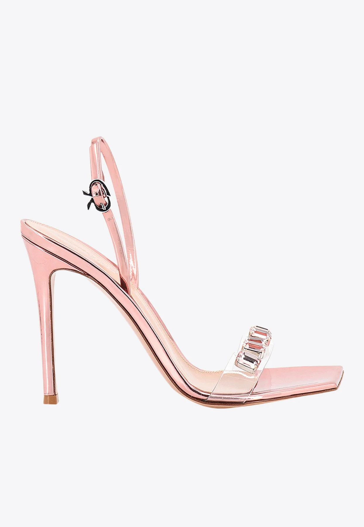 Gianvito Rossi Ribbon Candy 105 Crystal-Embellished Sandals