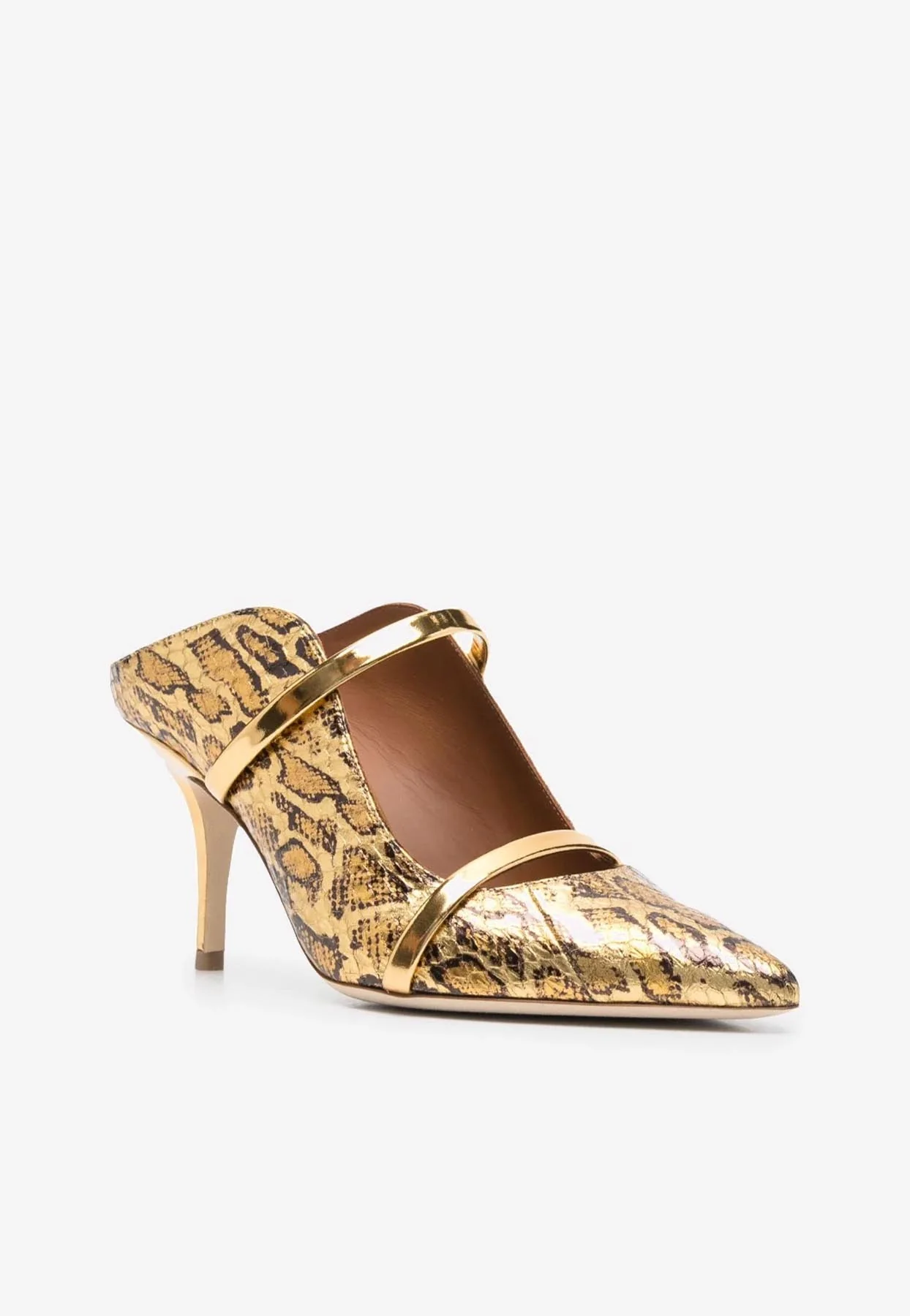 Malone Souliers Maureen 70 Leopard Print Mules