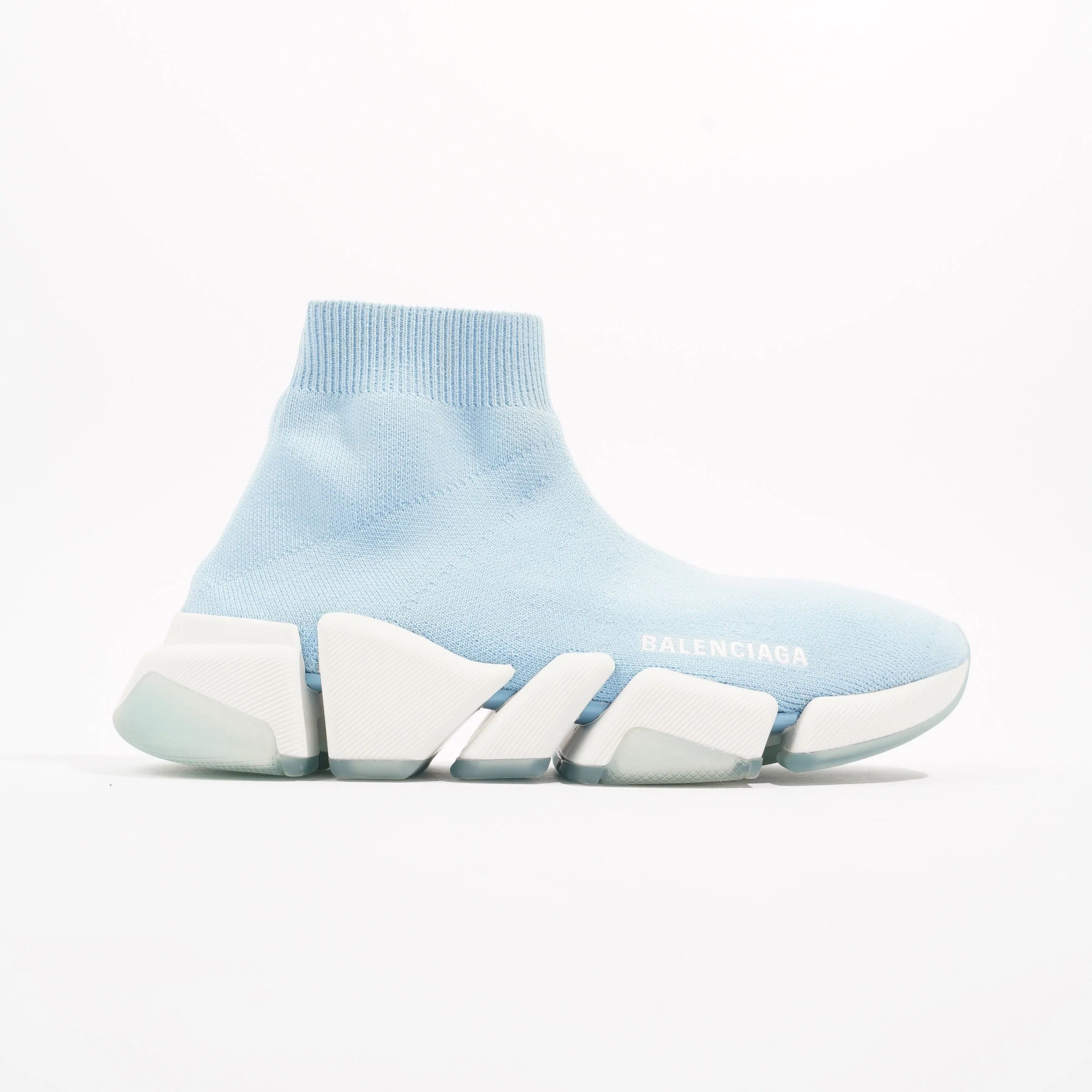 Balenciaga Speed 2.0 Baby Blue / White Cotton EU 37 UK 4