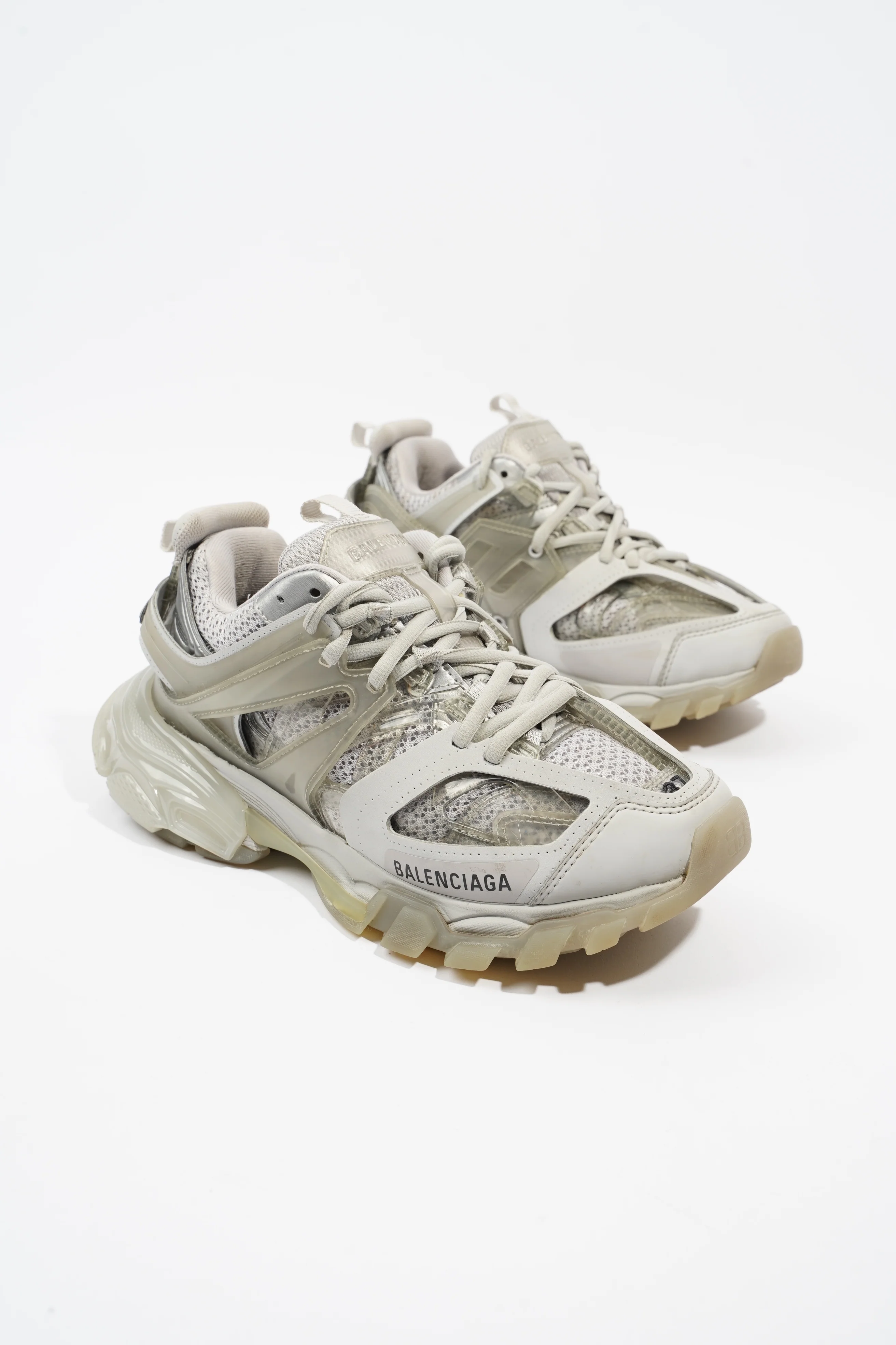 Balenciaga Track Grey Clear Sole Mesh EU 37 UK 4