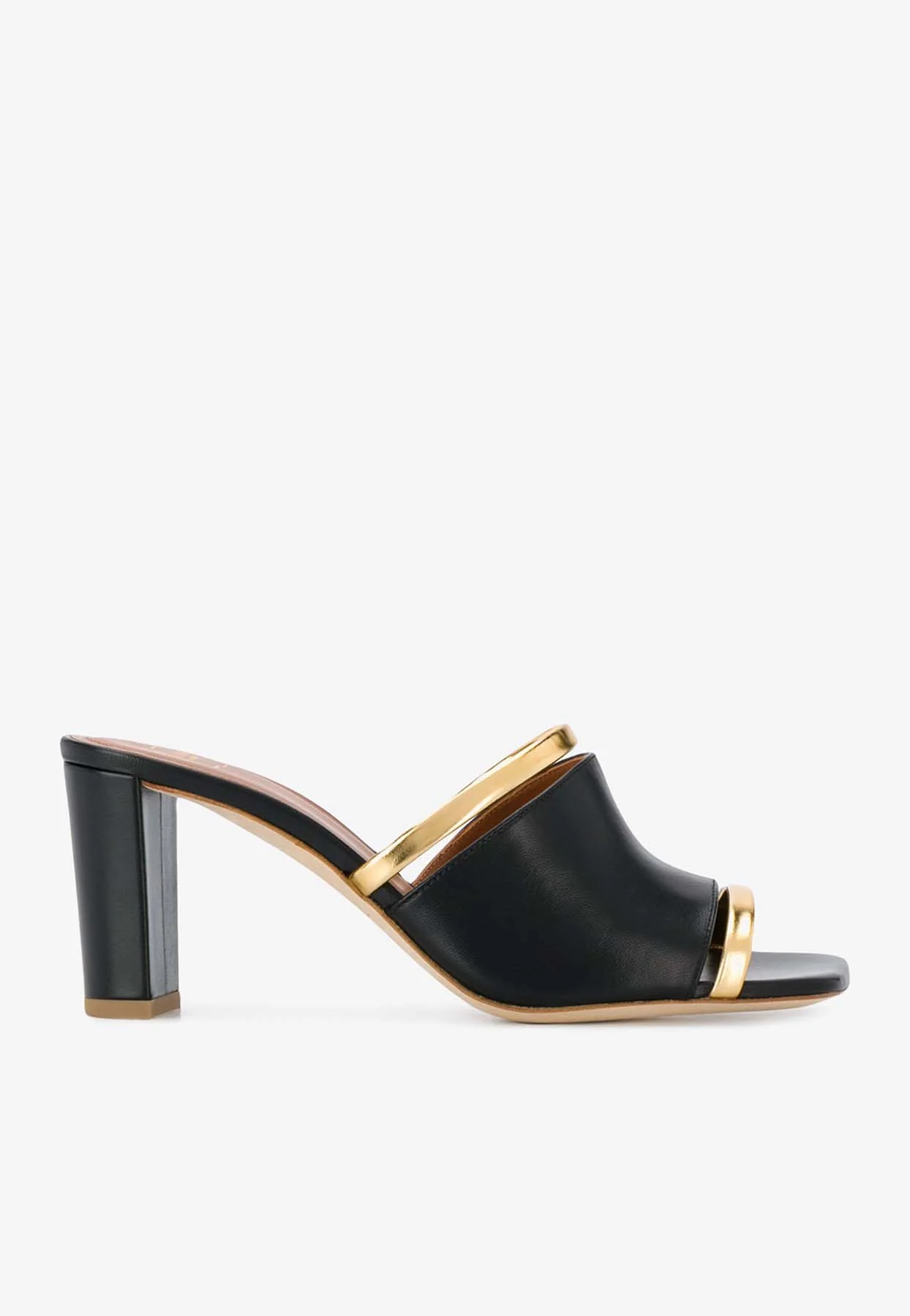 Malone Souliers Demi 70 Cut-Out Leather Mules