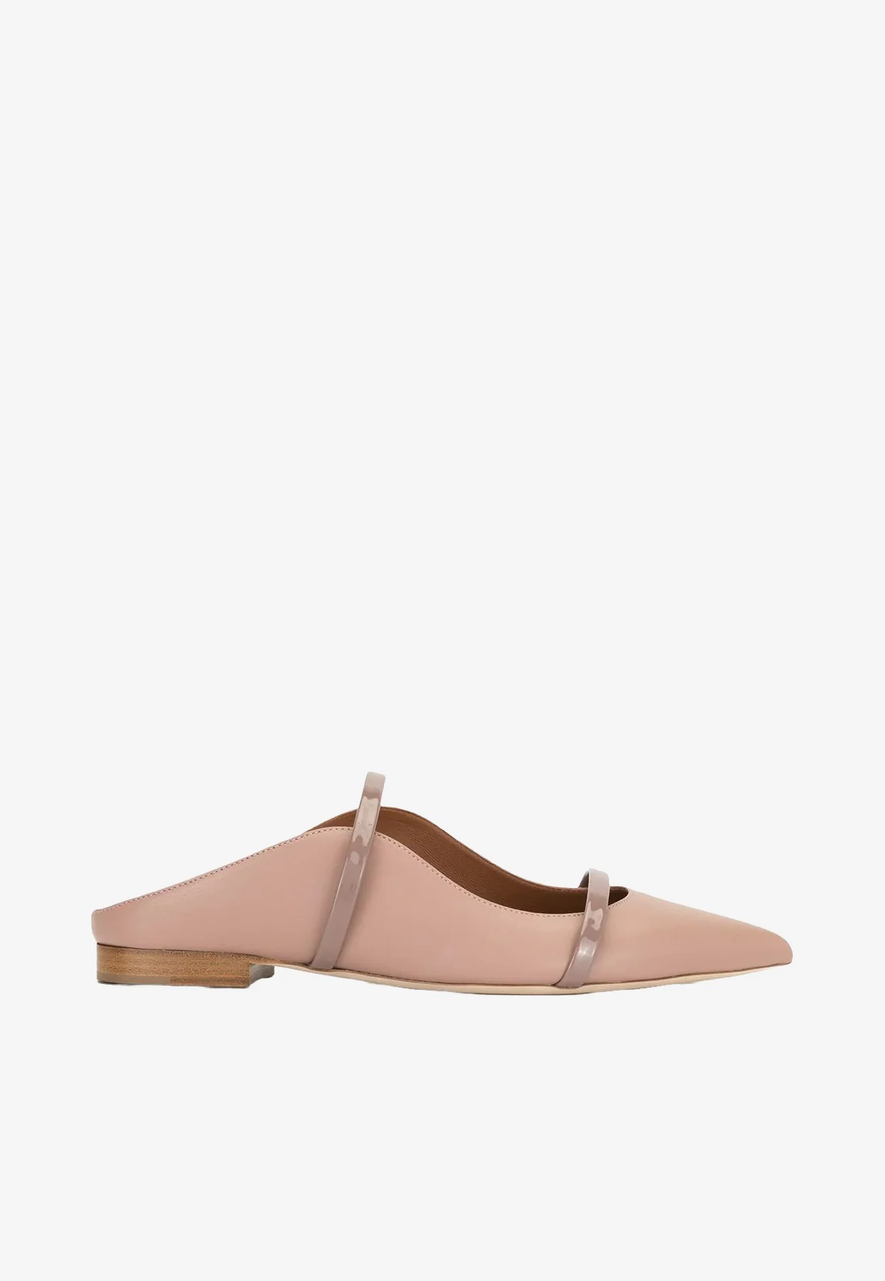 Malone Souliers Maureen Flat Mules in Nappa Leather