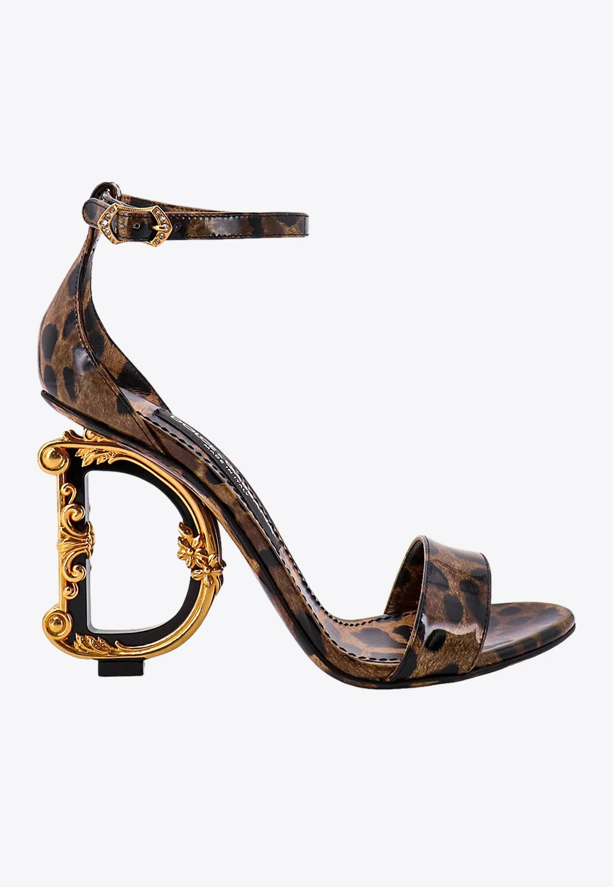 Dolce Gabbana Keira 105 Leopard Print Sandals