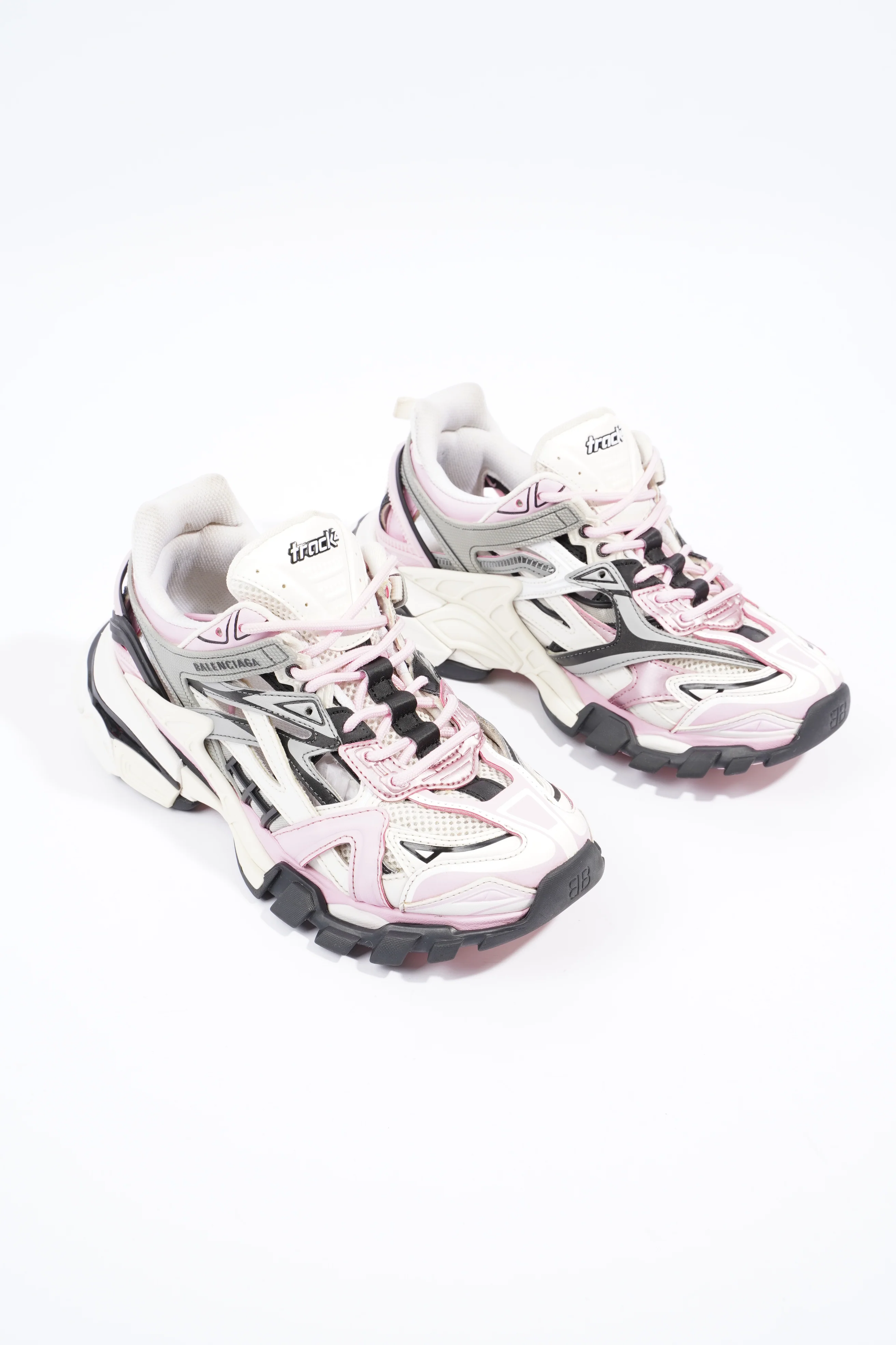 Balenciaga Track2 Pink / White / Grey Mesh EU 38 UK 5
