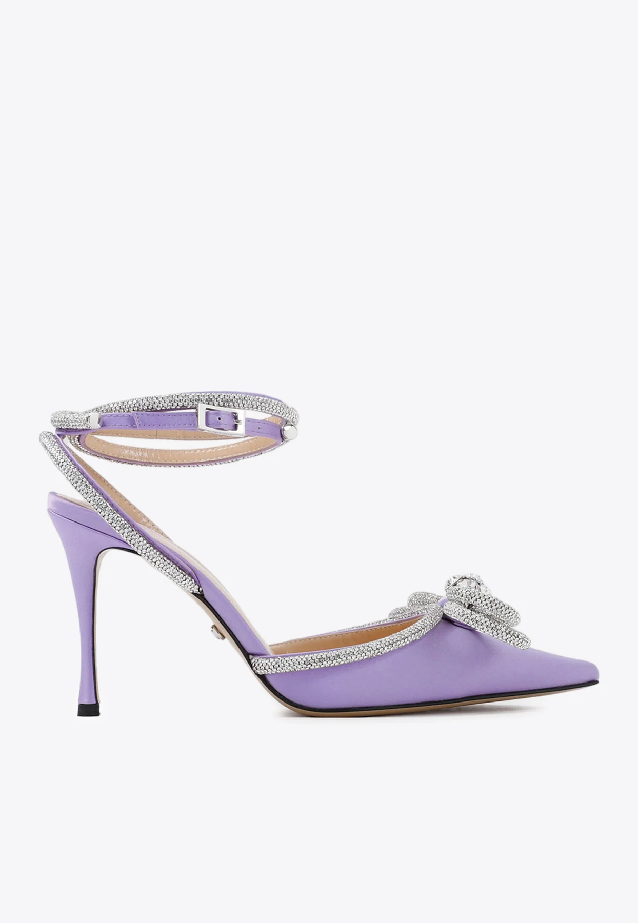 Mach and Mach 95 Double Bow Satin Pumps