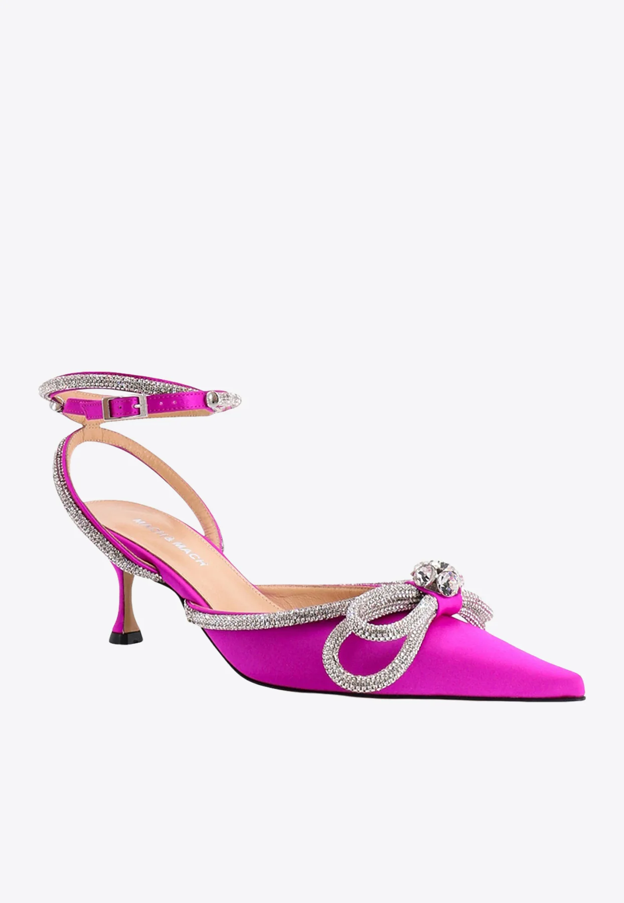 Mach and Mach 65 Double Bow Satin Pumps