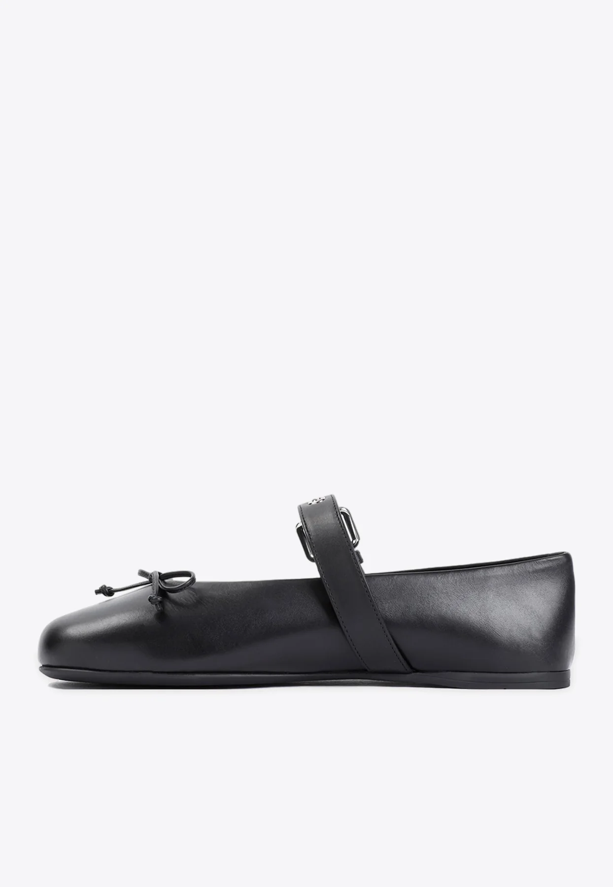 Miu Miu Leather Ballet Flats
