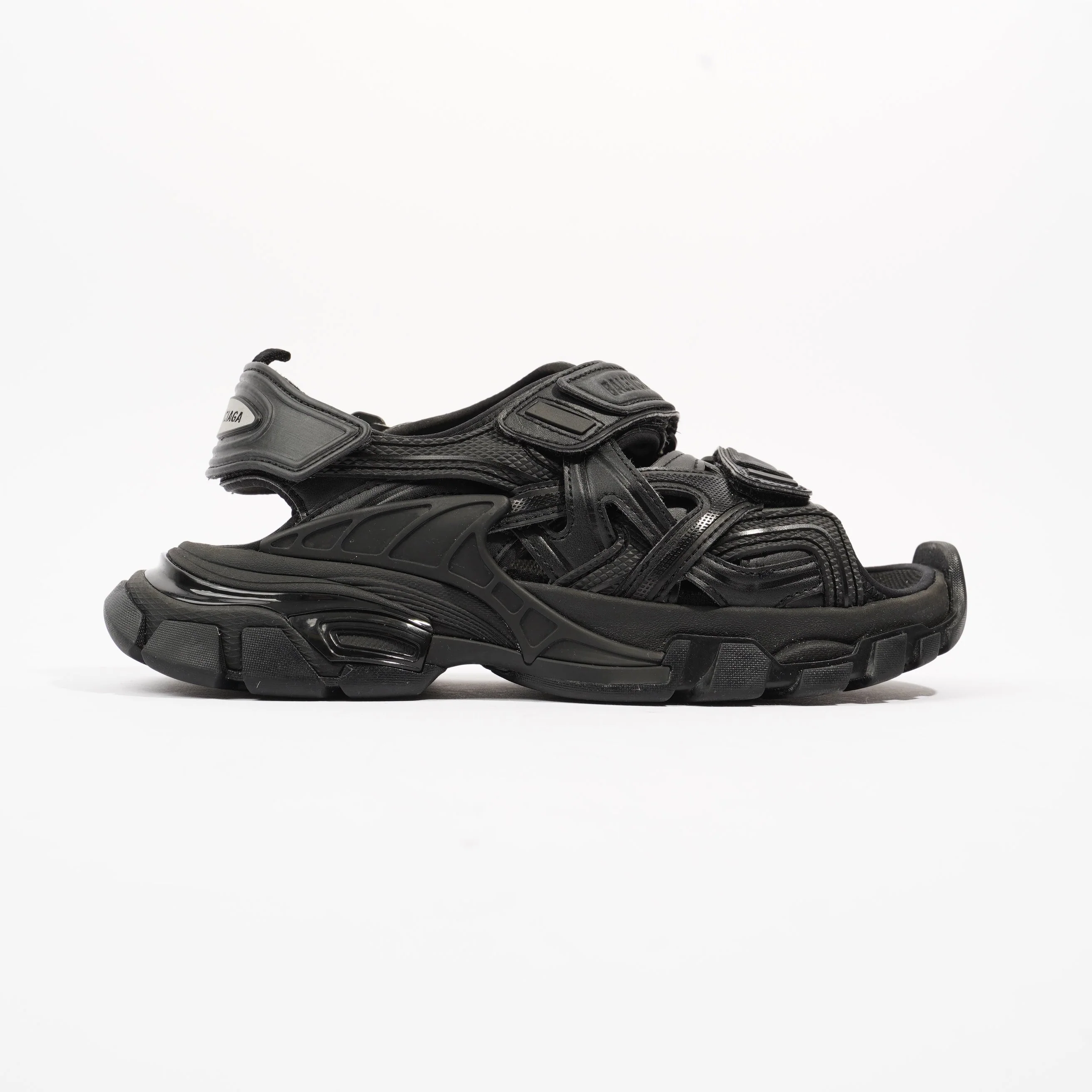 Balenciaga Track Sandal Black Polyurethane EU 37 UK 4