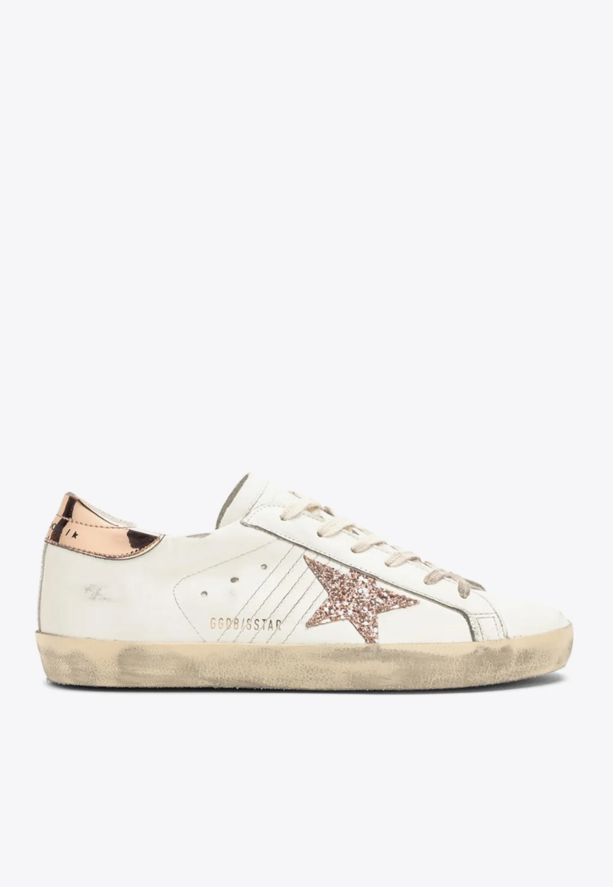 Golden Goose GGDB Super-Star Low-Top Sneakers with Glittered Star Women Men