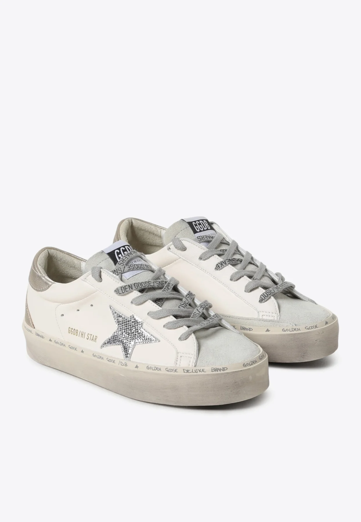 Golden Goose GGDB Hi Star Leather Low-Top Sneakers Women Men