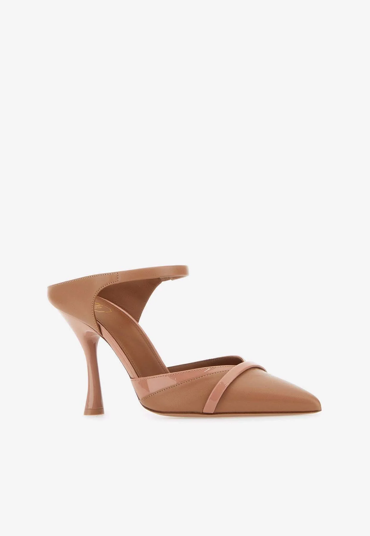 Malone Souliers Jil 90 Leather Pointed-Toe Mules