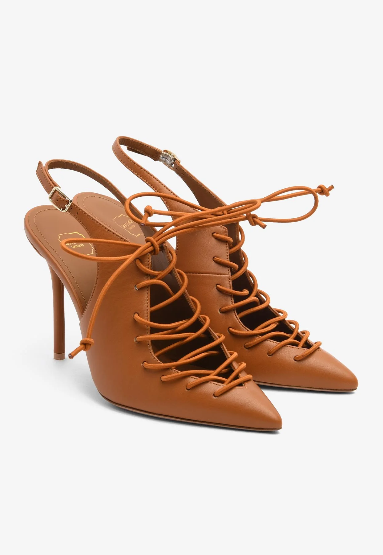 Malone Souliers Alessandra 100 Lace-Up Pumps