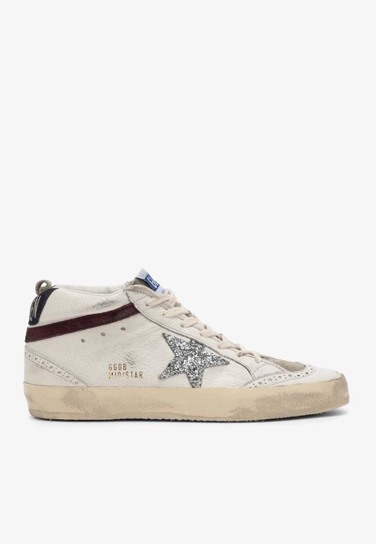 Golden Goose GGDB Mid Star Leather High-Top Sneakers Women Men