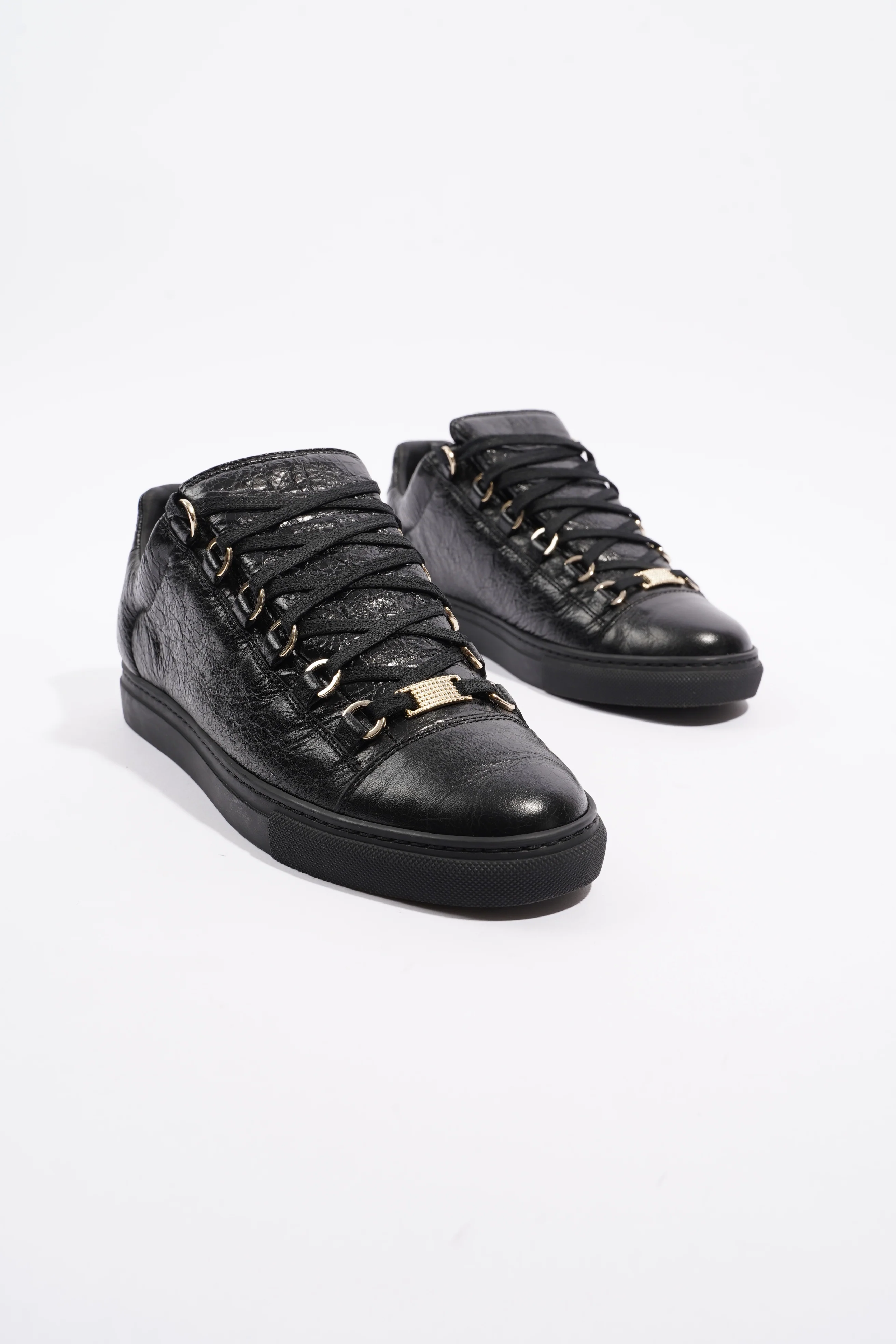 Balenciaga Arena Low-top Black Leather EU 39 UK 6