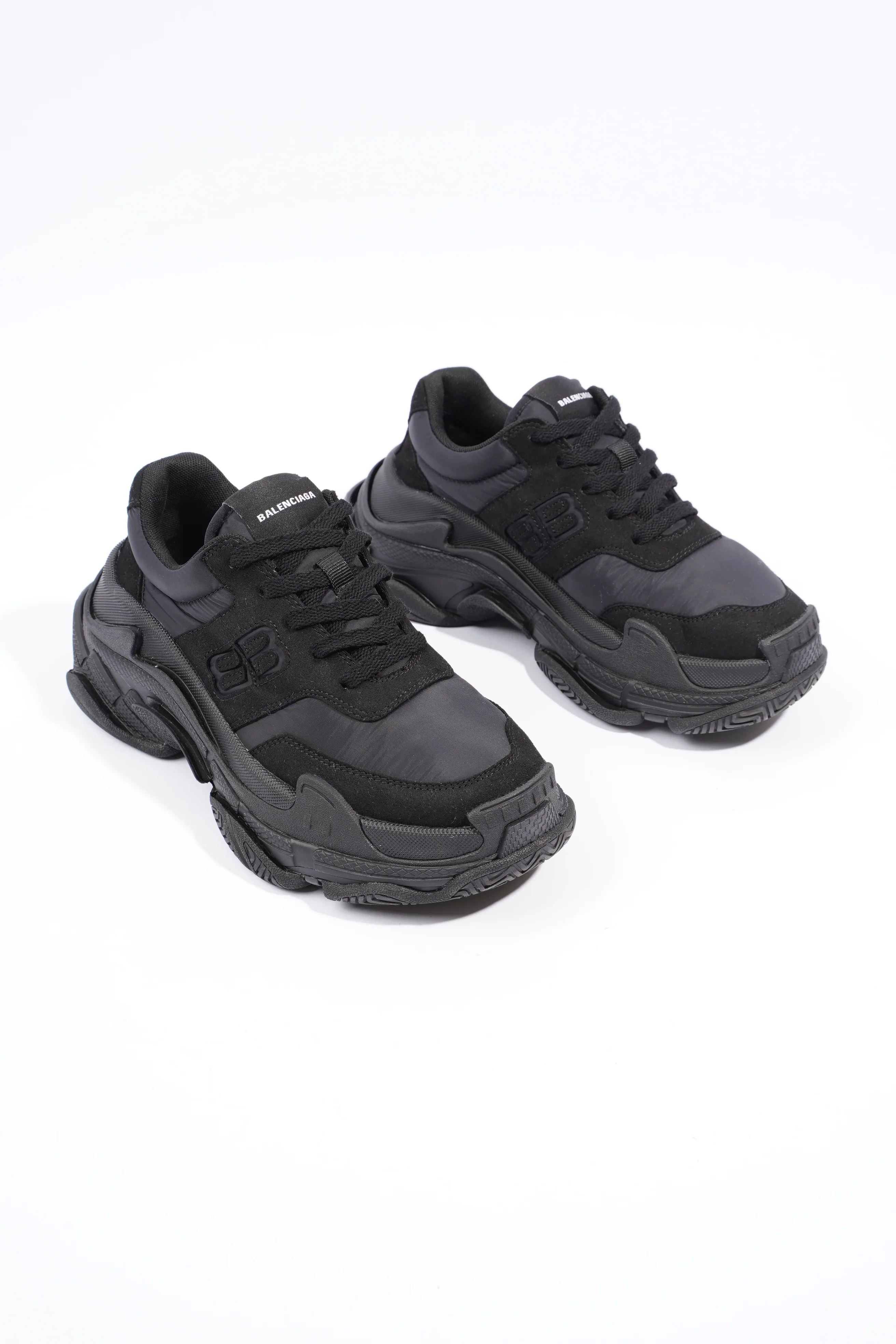 Balenciaga Triple S BB Black Nylon EU 36 UK 3