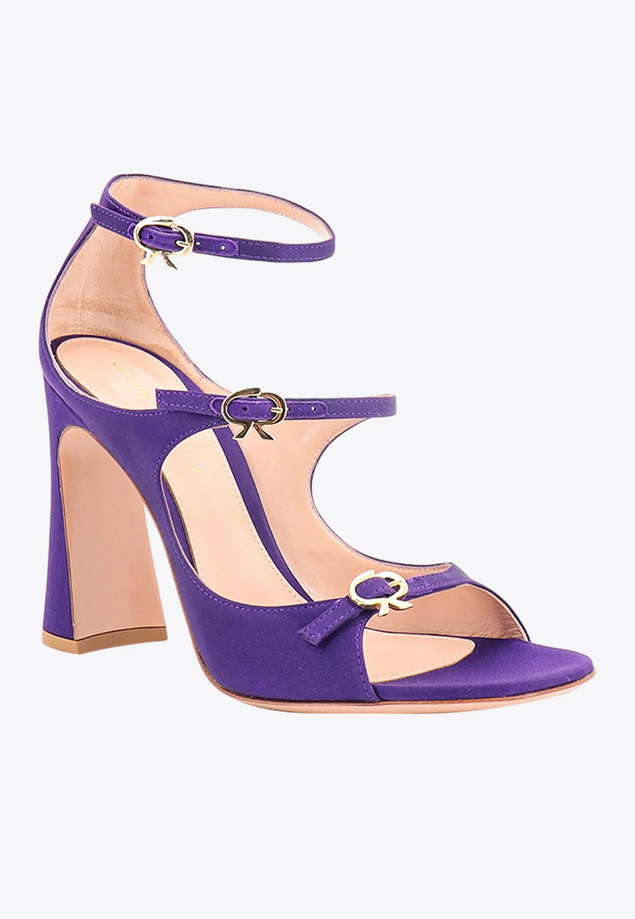 Gianvito Rossi Misty 100 Satin Sandals