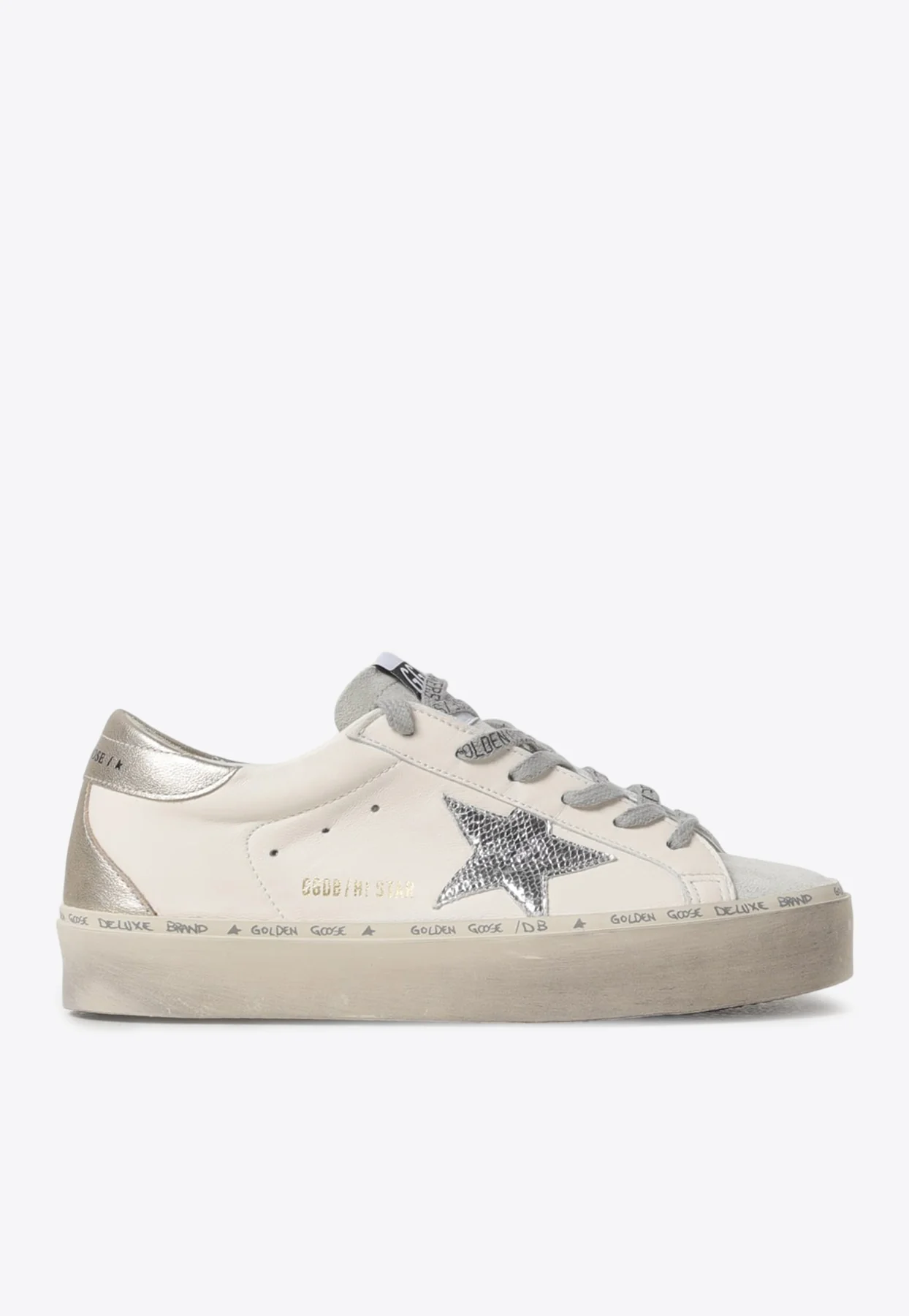 Golden Goose GGDB Hi Star Leather Low-Top Sneakers Women Men