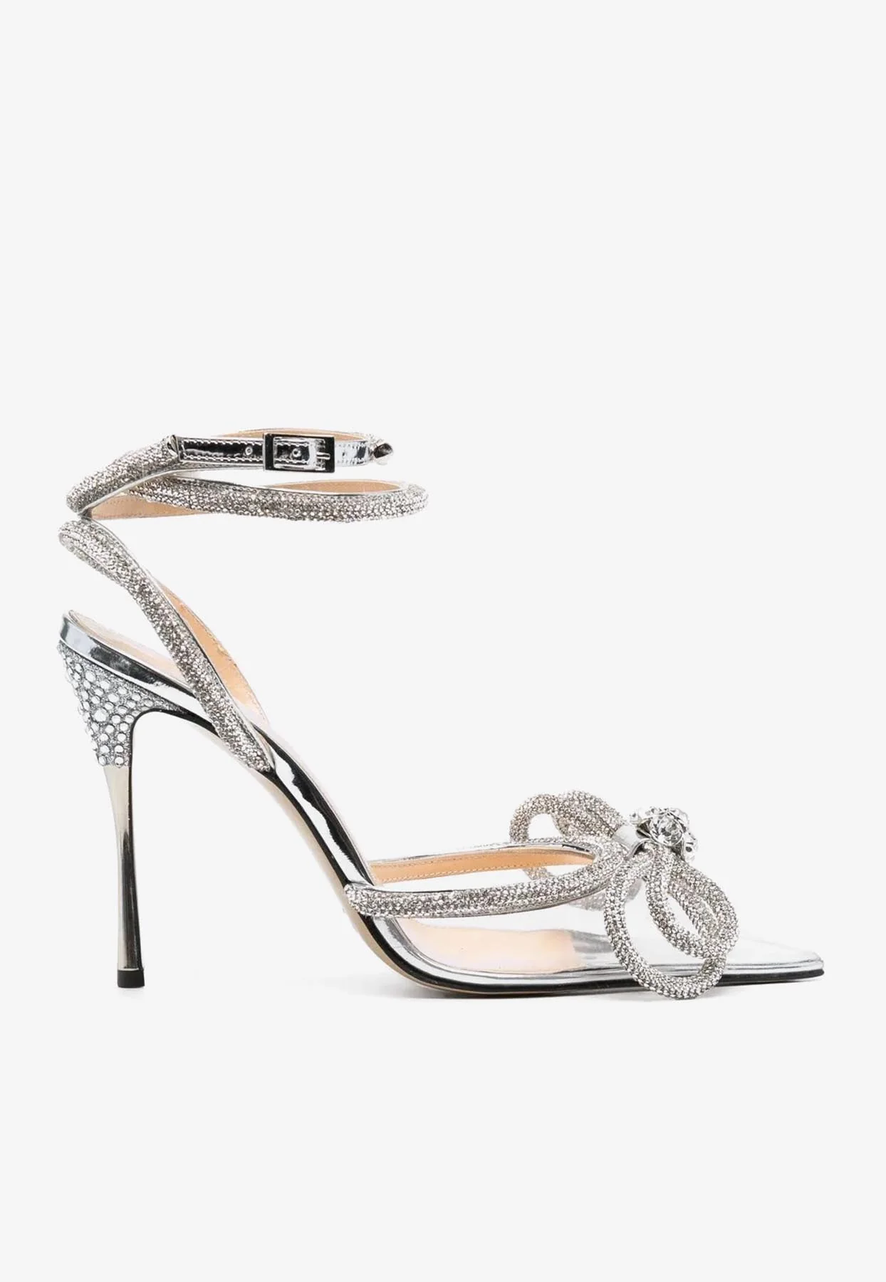 Mach and Mach 120 Crystal Embellished Double-Bow Pumps